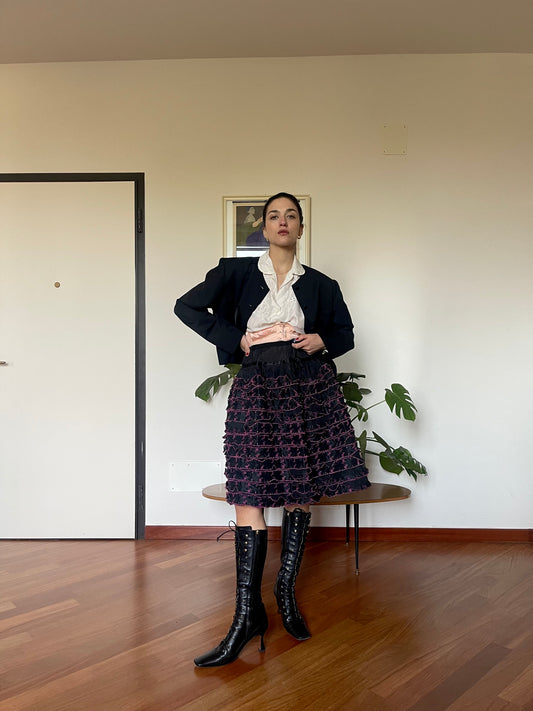 The doll skirt - fuxia