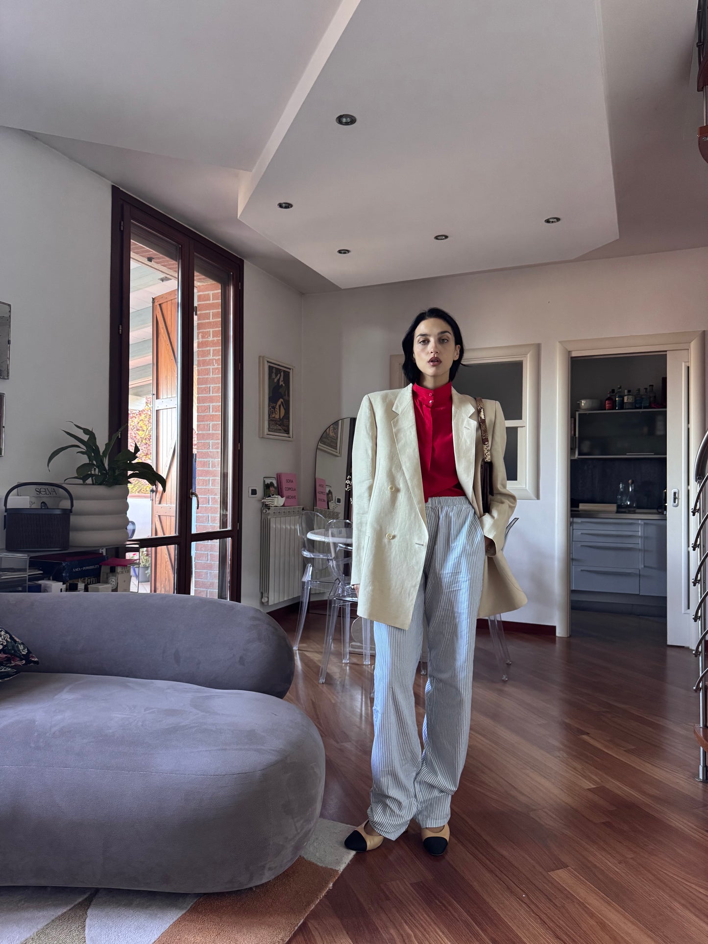 The perfect linen blazer