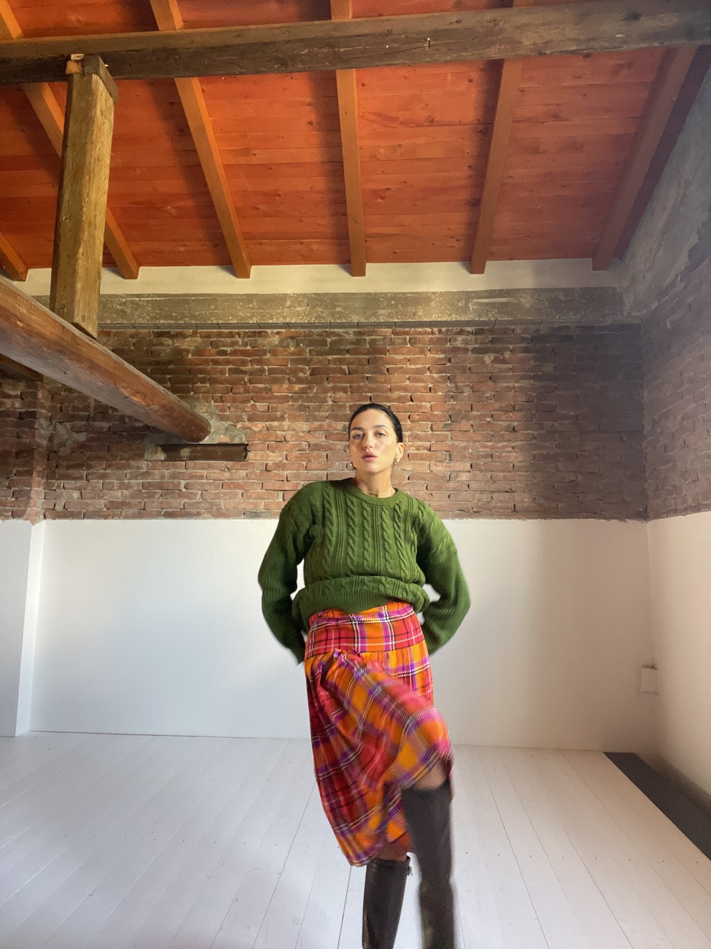 Fun tartan skirt