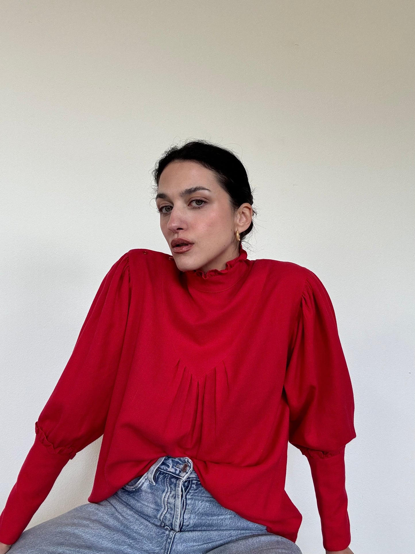 Red Bella Blouse