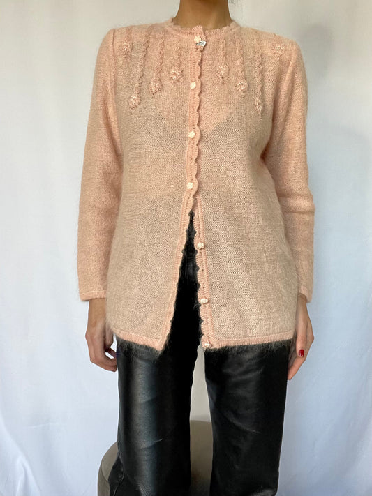 Mohair handmade cardigan