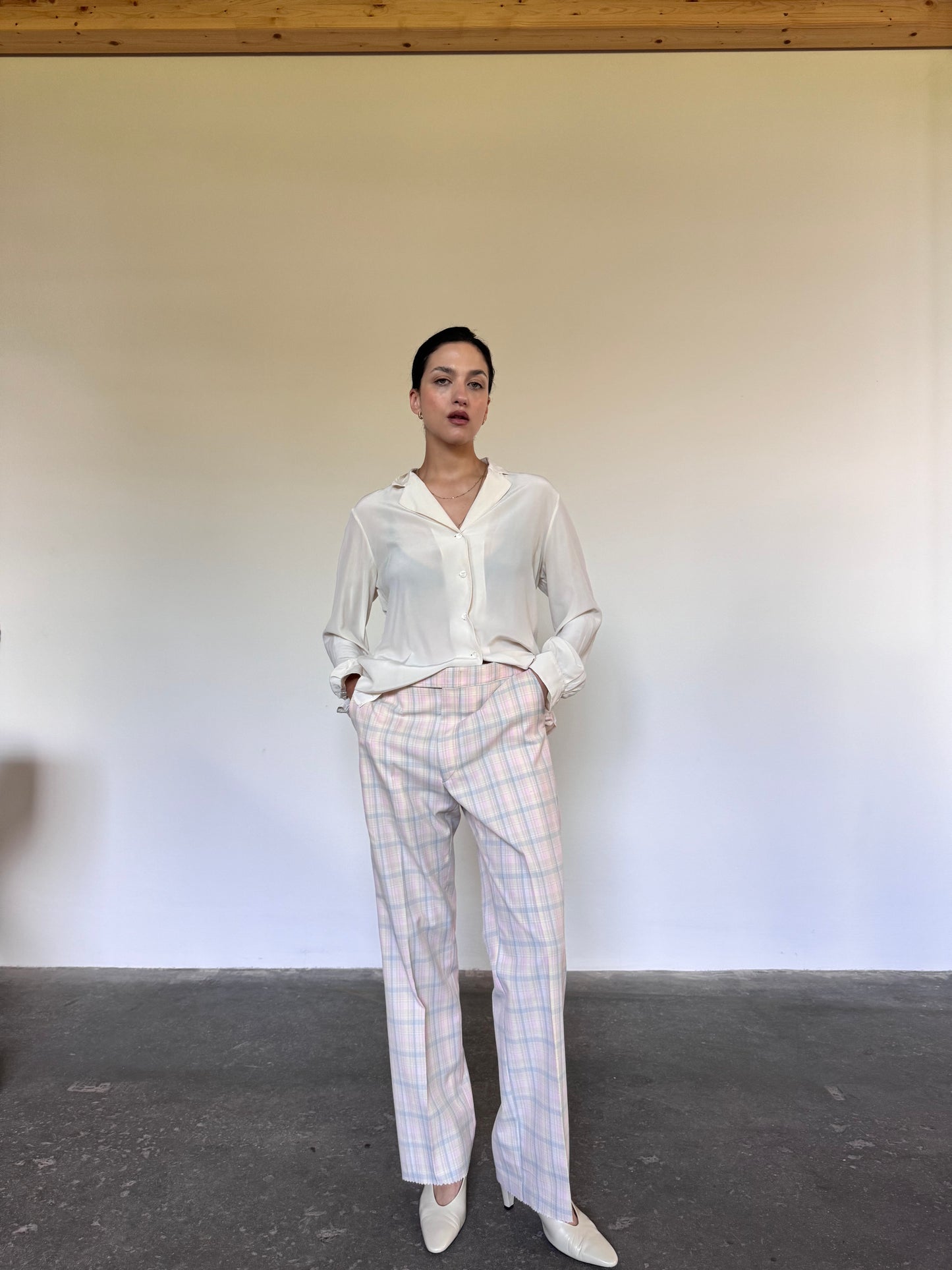 Basic silk shirt