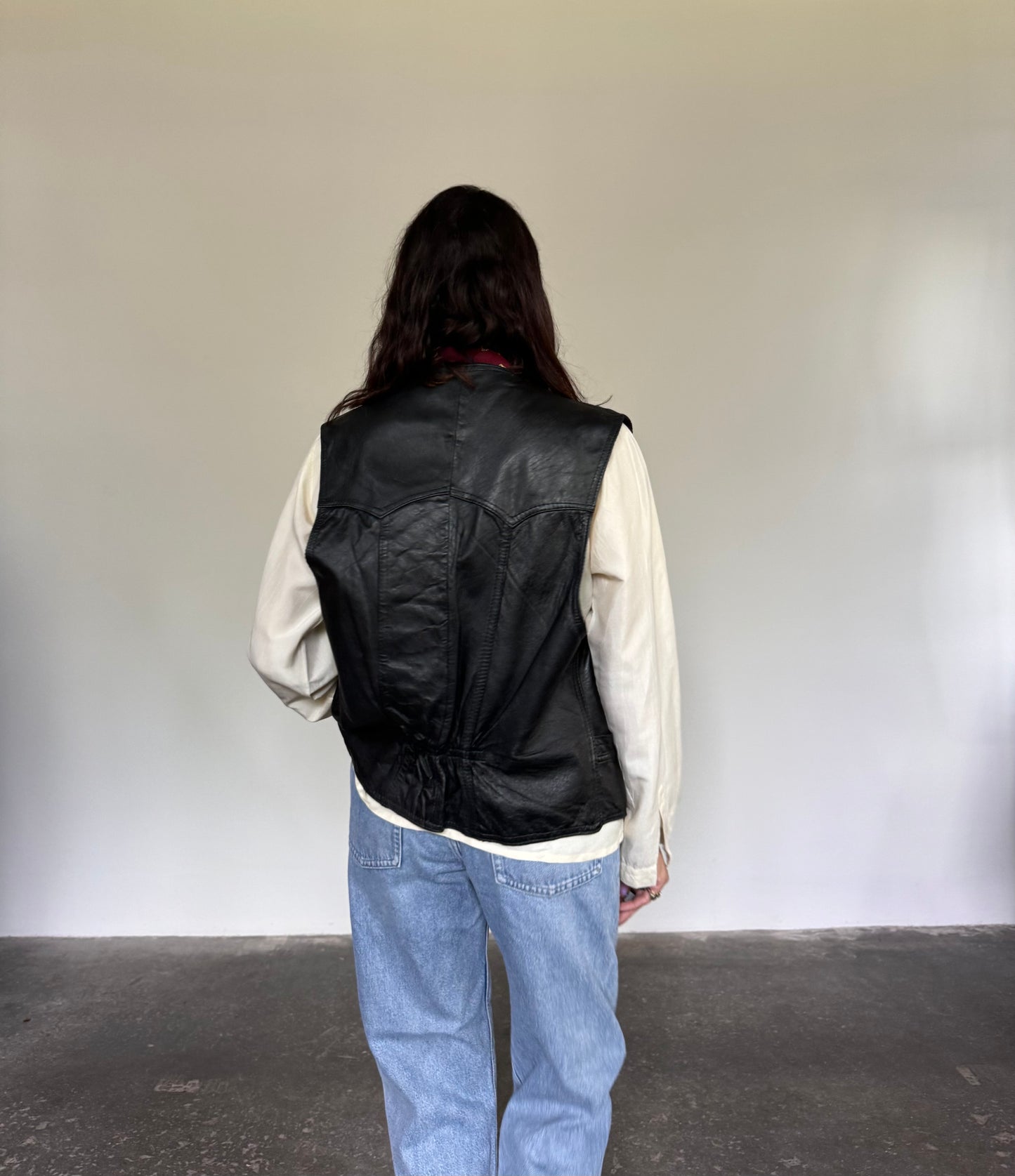The Leather vest