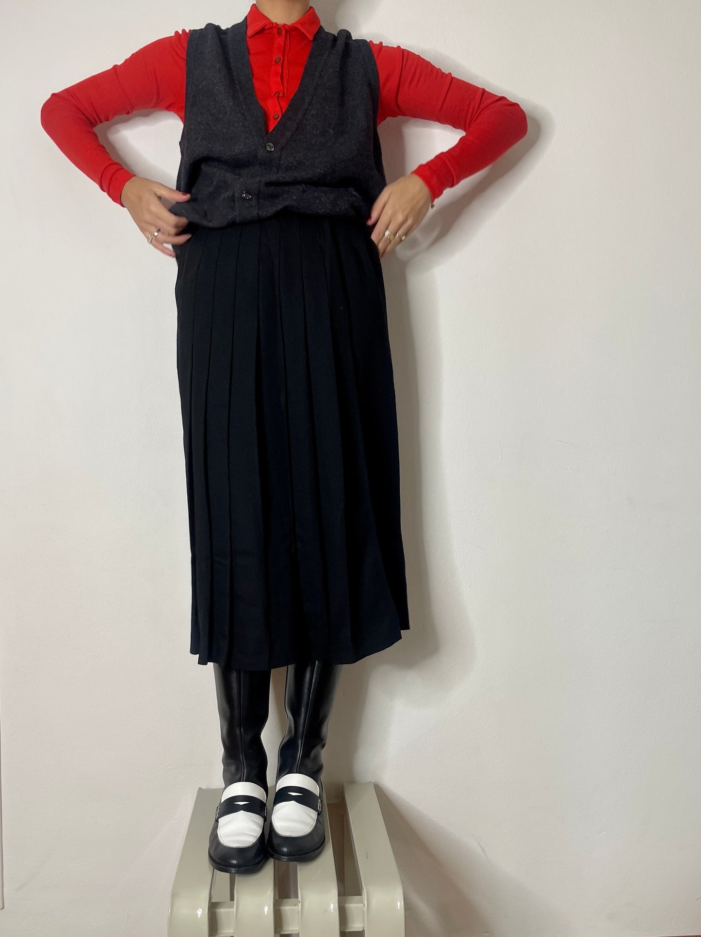Not a black wool skirt