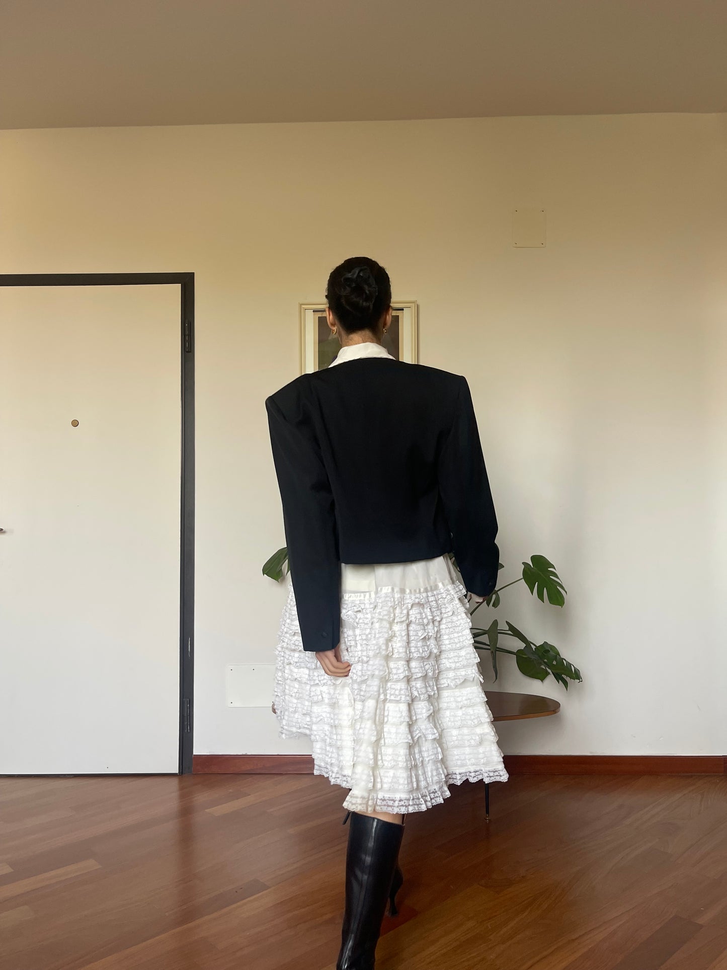 The doll skirt-white
