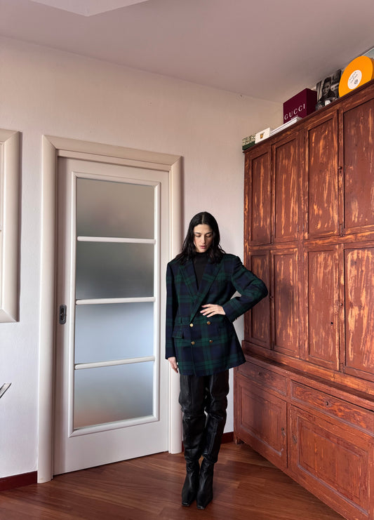 Archivio di Clio - the tartan blazer
