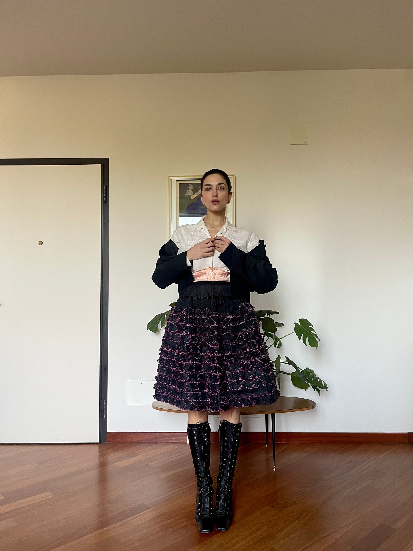 The doll skirt - fuxia