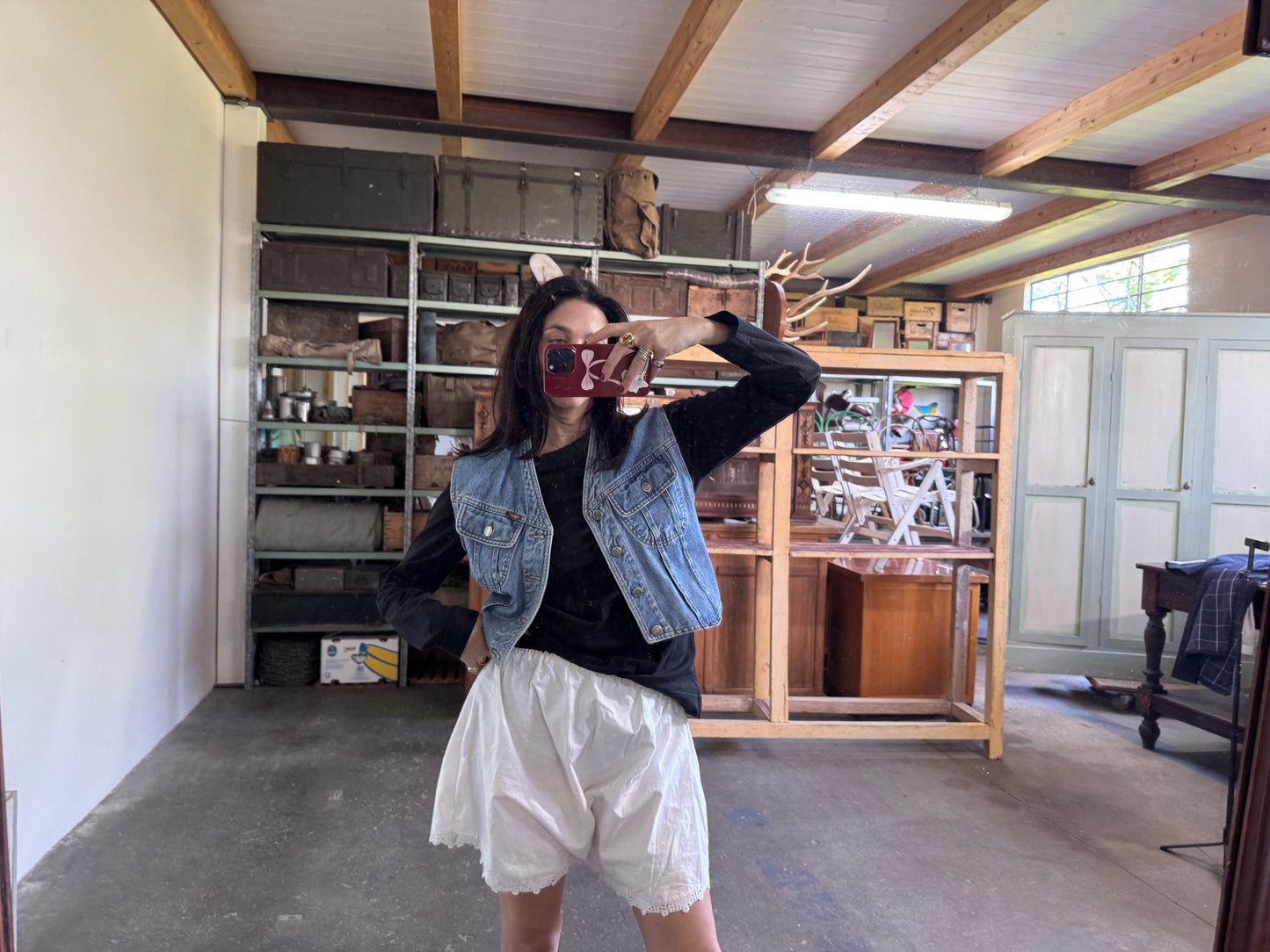 Denim vest