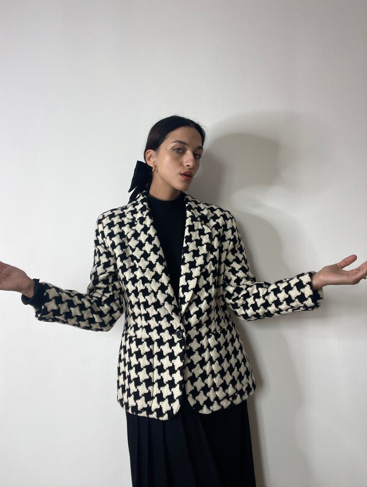 Pied de poule DKNY blazer
