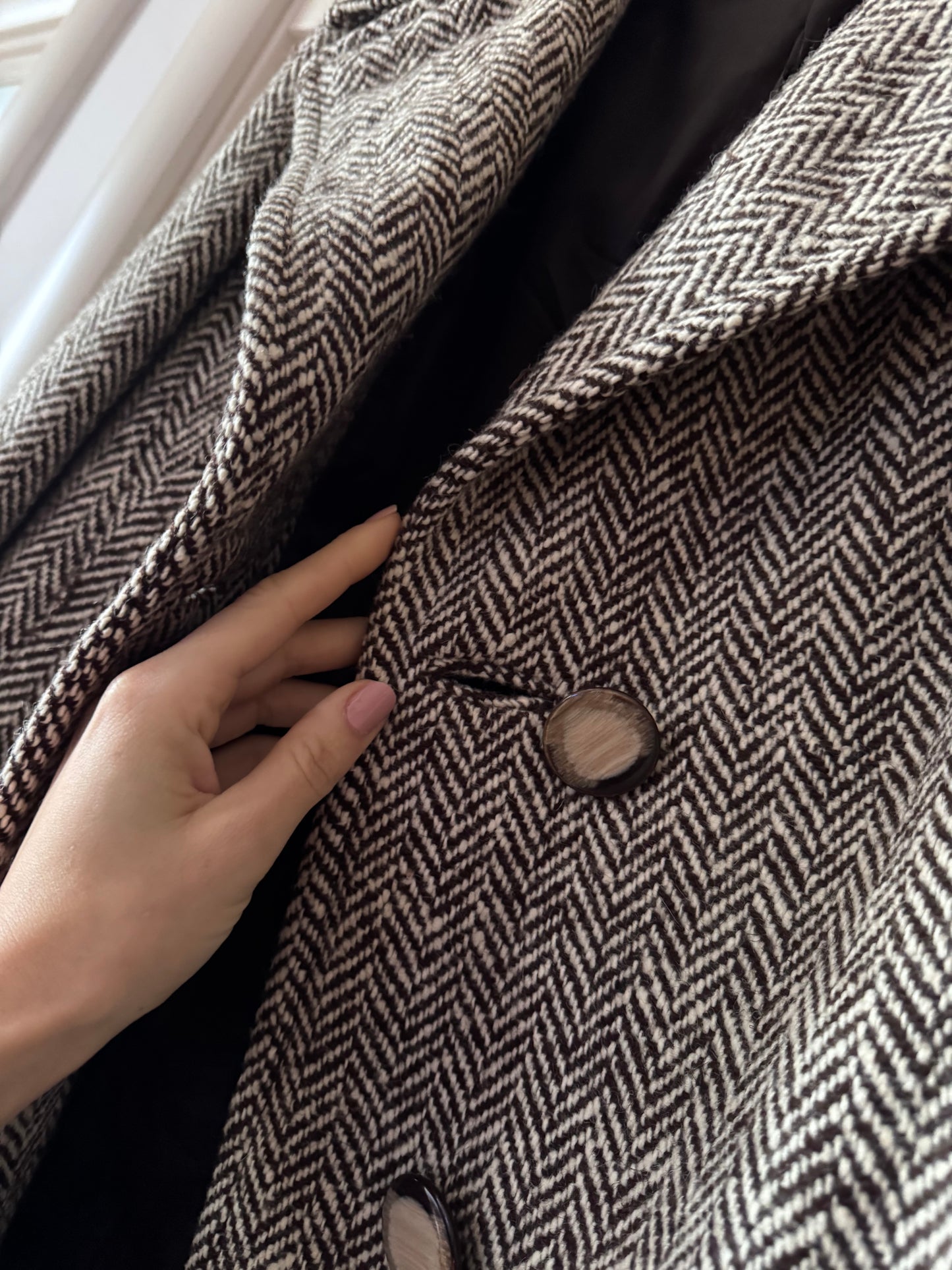 Spigato mini coat