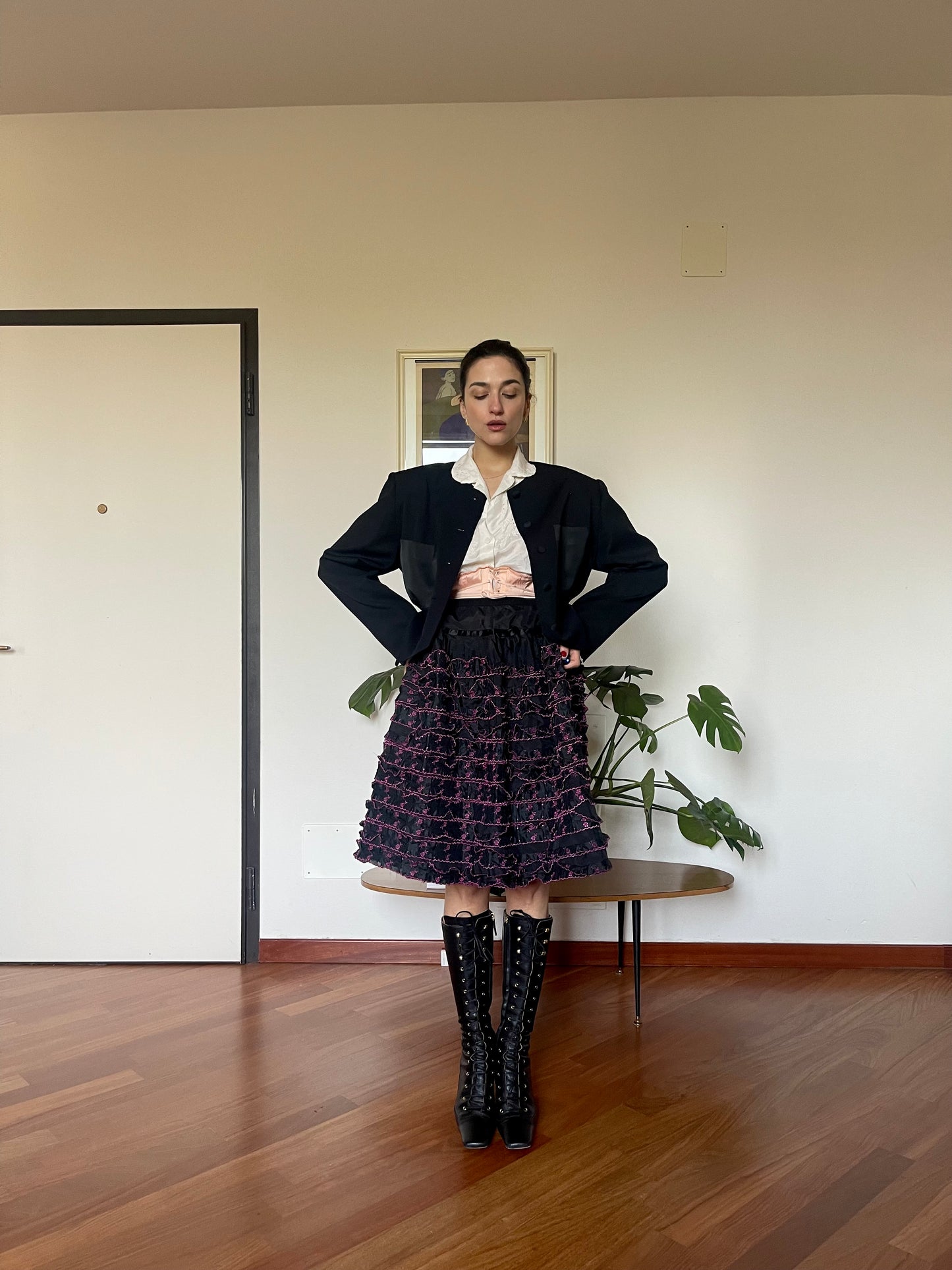 The doll skirt - fuxia