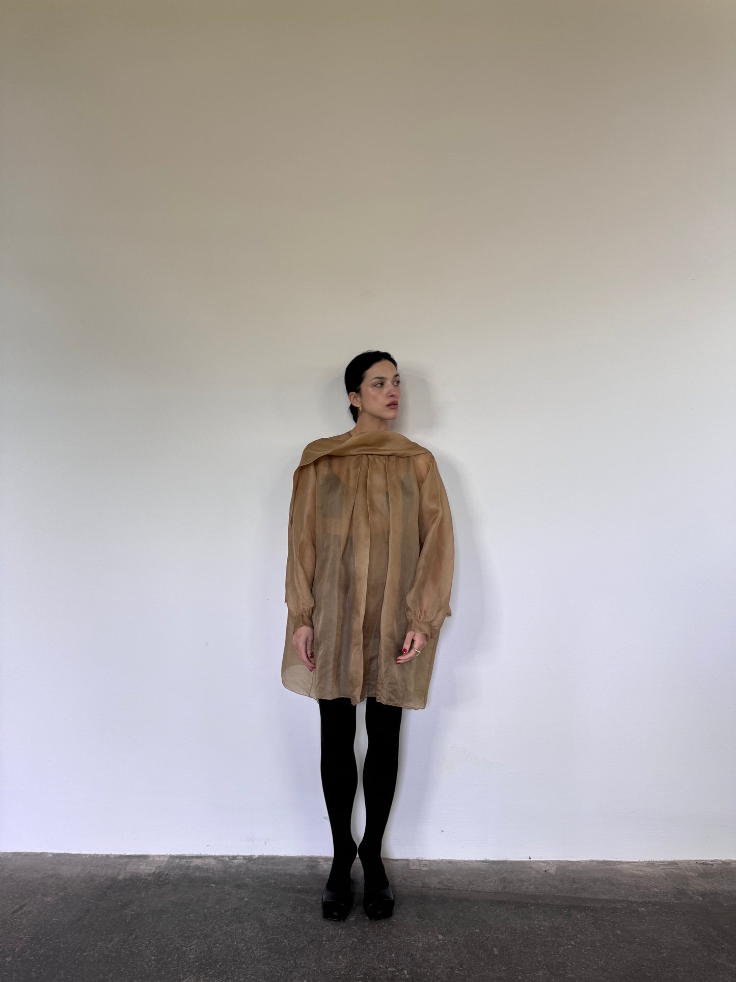 Organza dress & maxi blouse