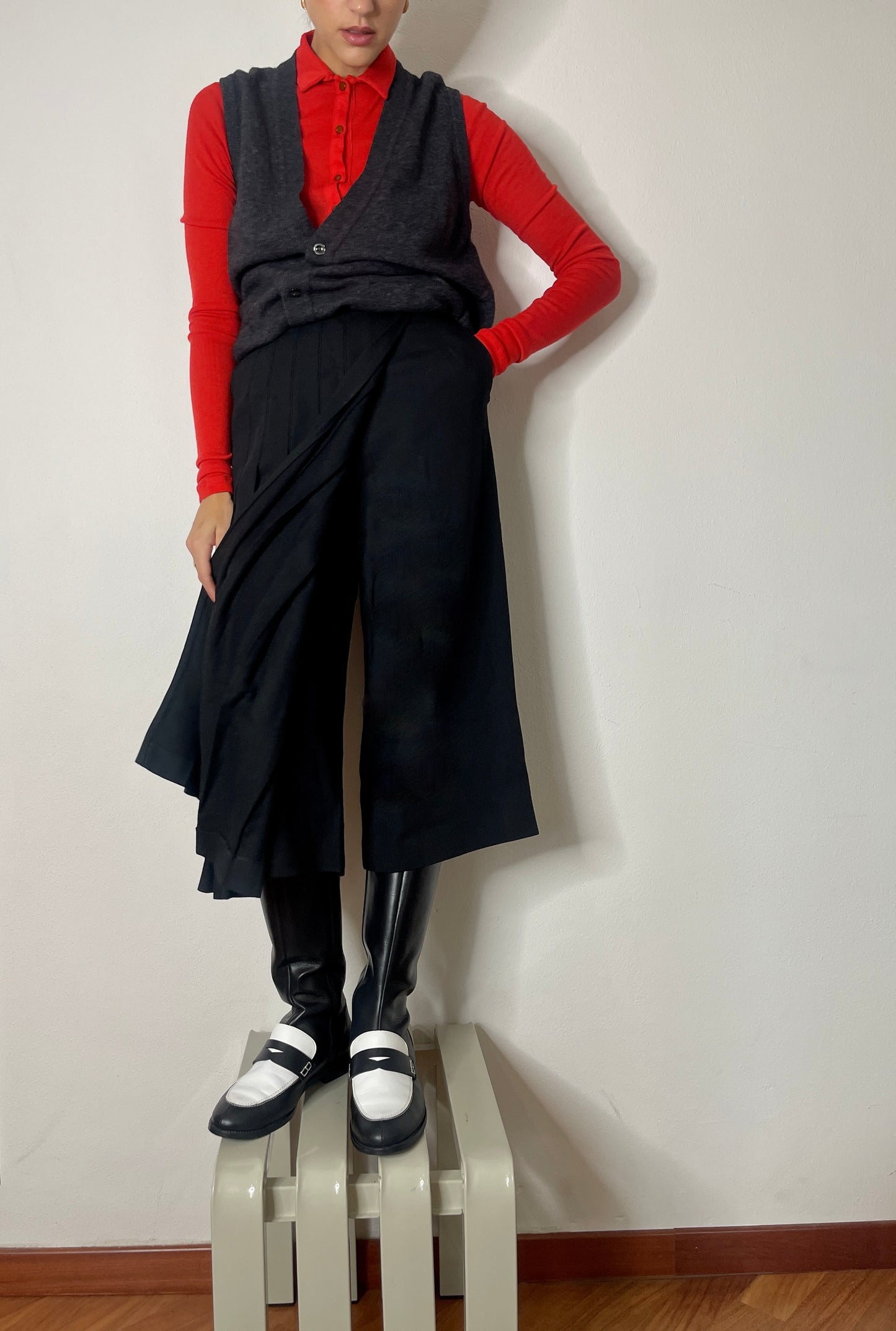 Not a black wool skirt