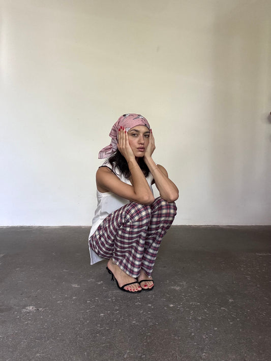 Check summer pants