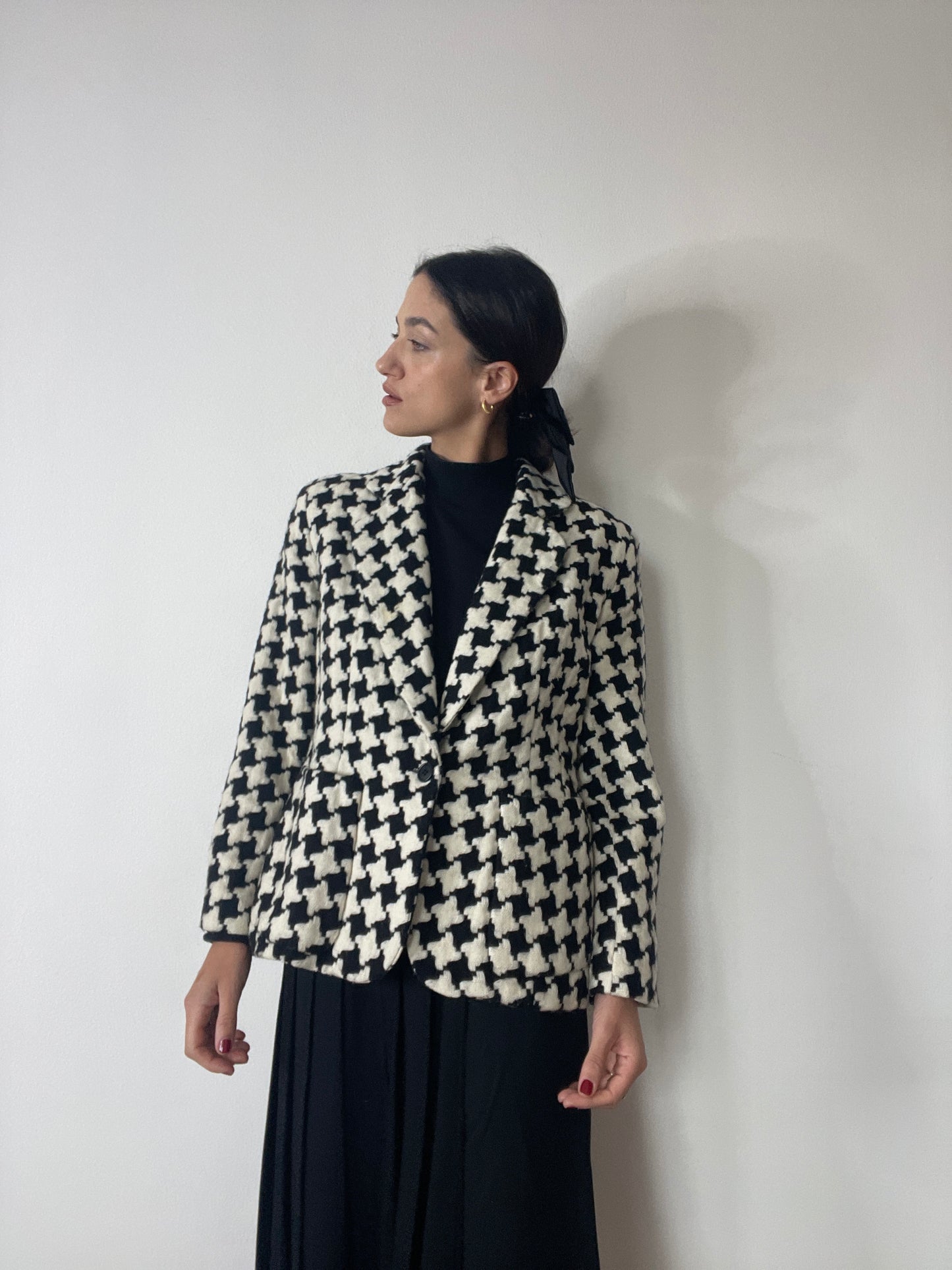 Pied de poule DKNY blazer