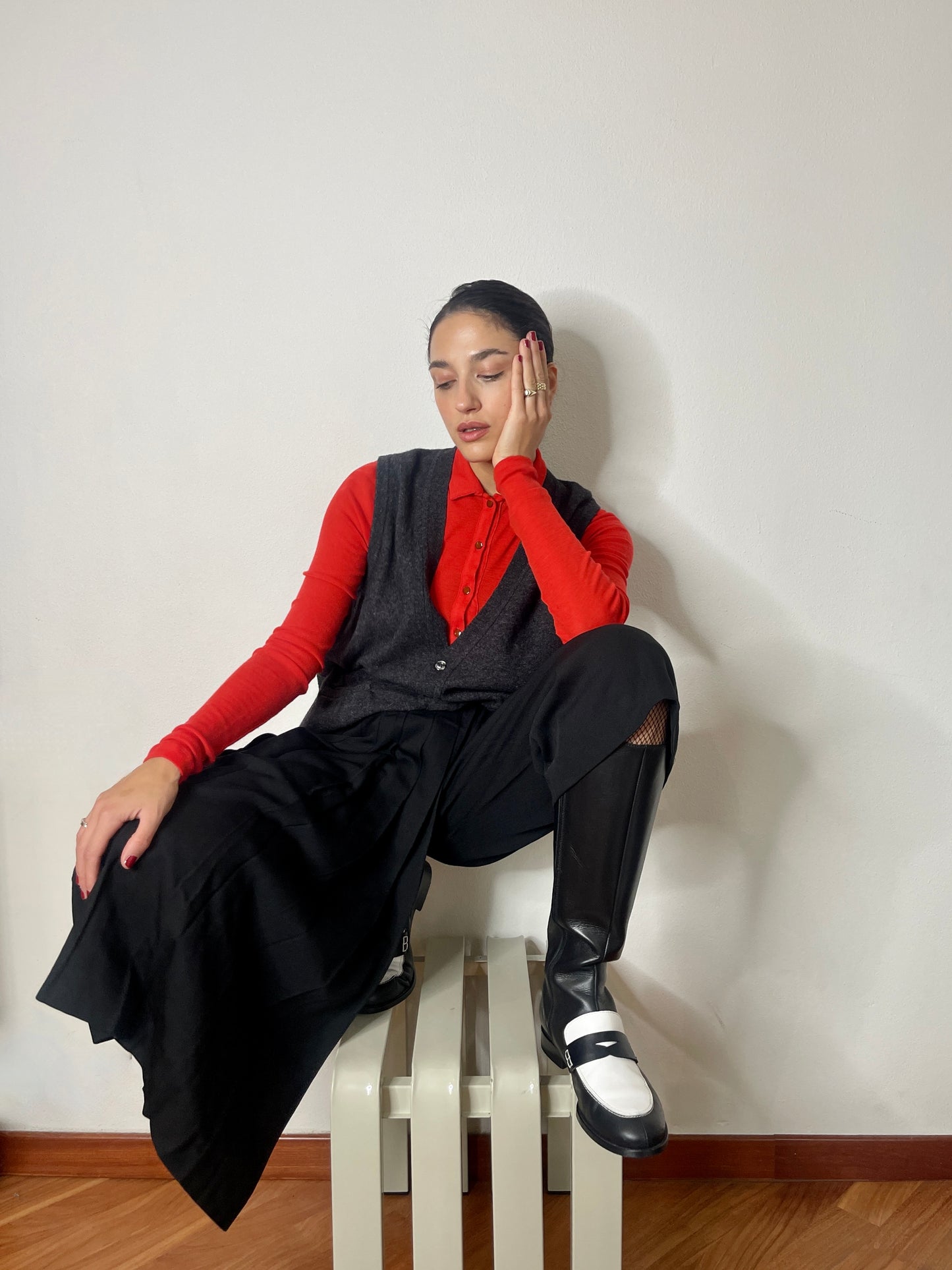 Not a black wool skirt