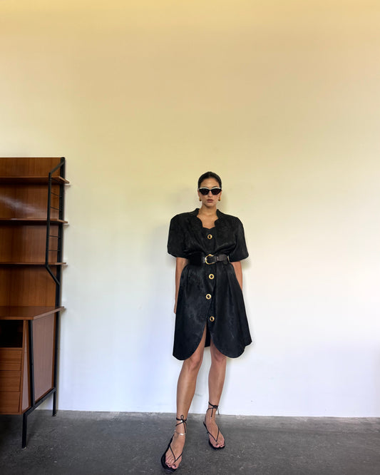 Black beauty jacquard dress