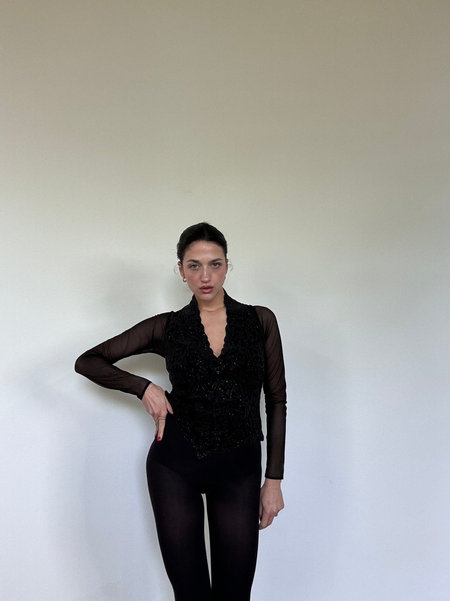 La notte-sparkling top