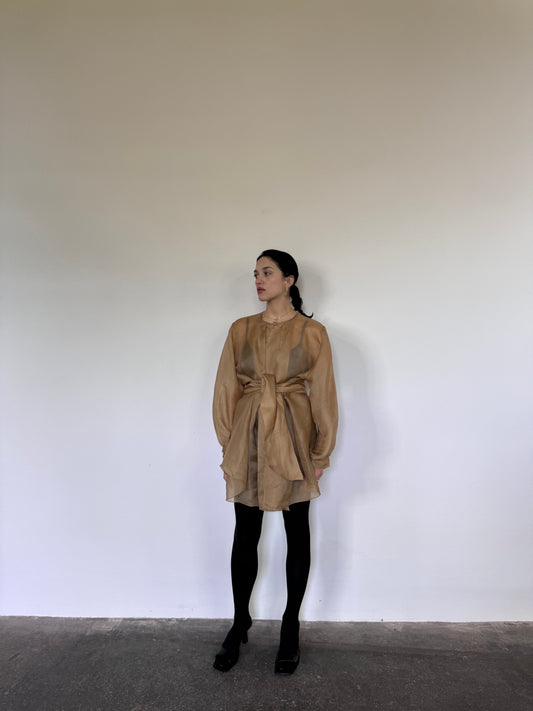 Organza dress & maxi blouse