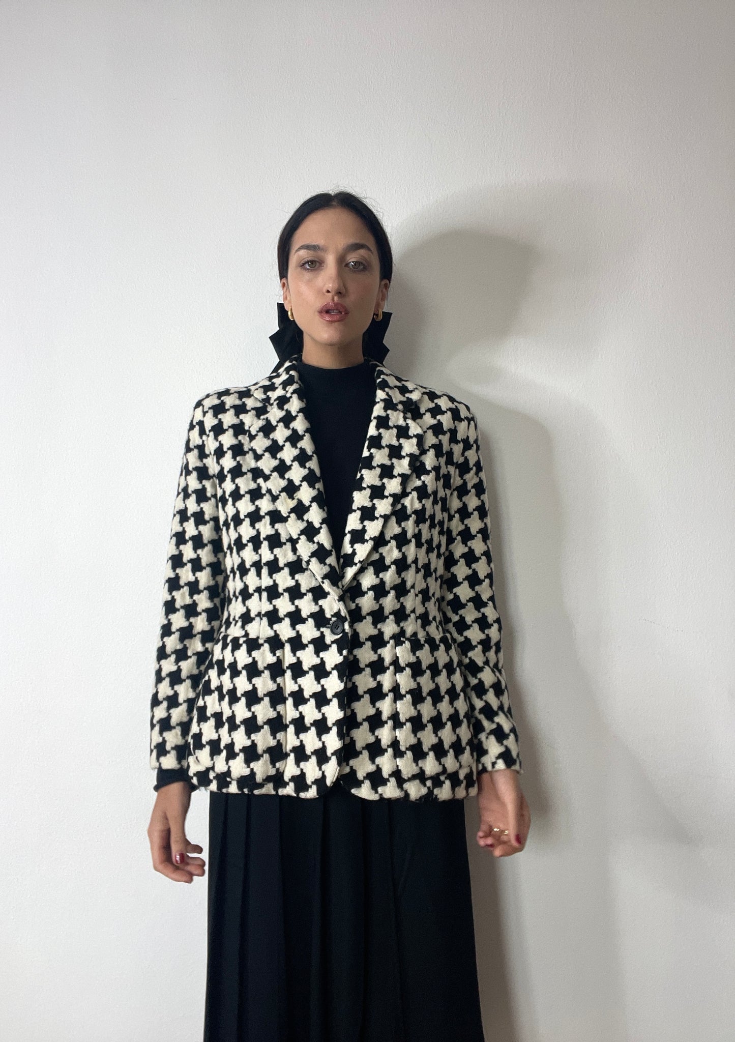 Pied de poule DKNY blazer
