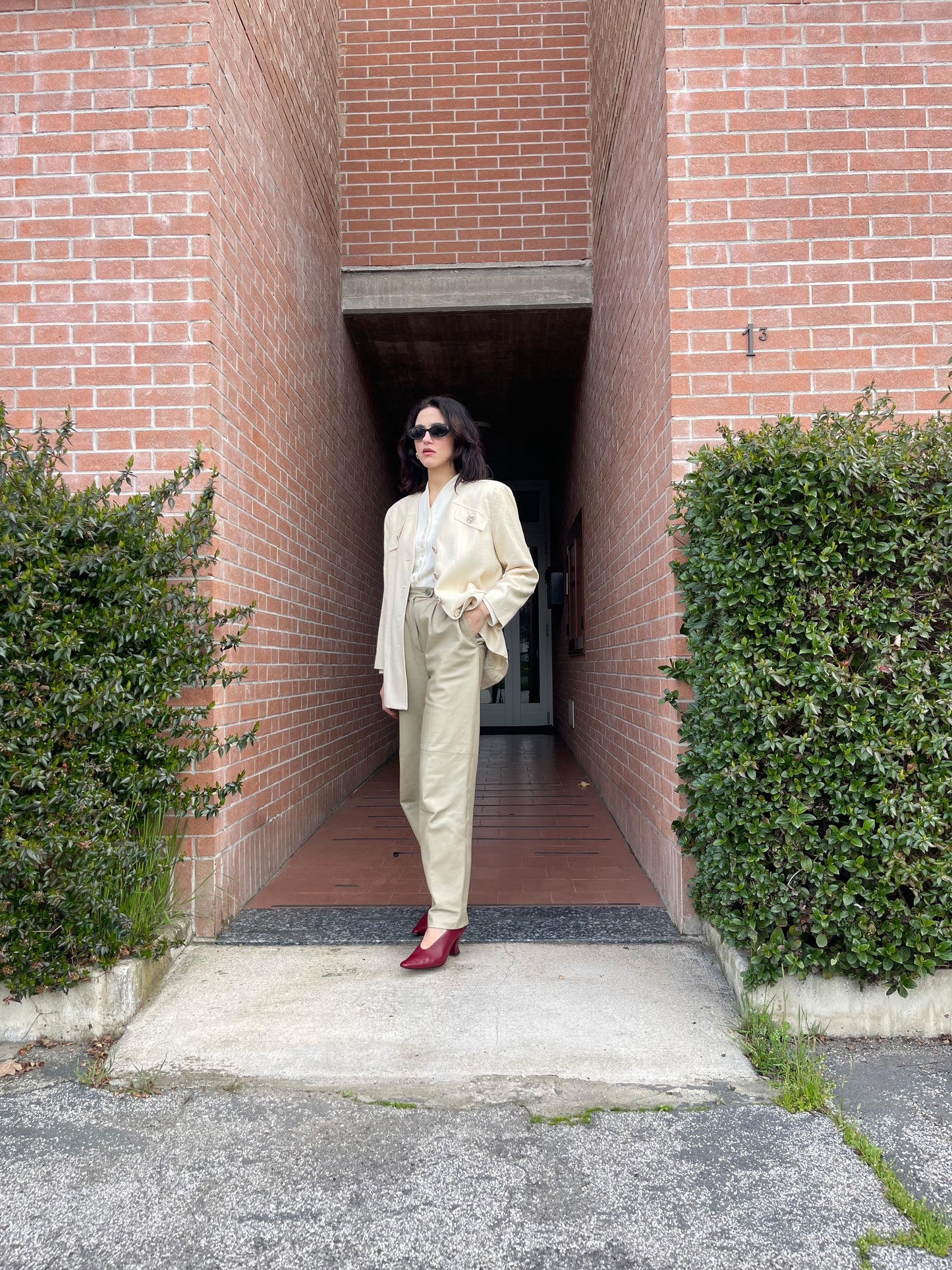 Silk blazer