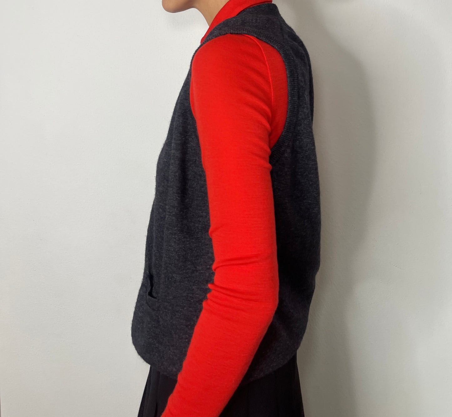 The man wool vest