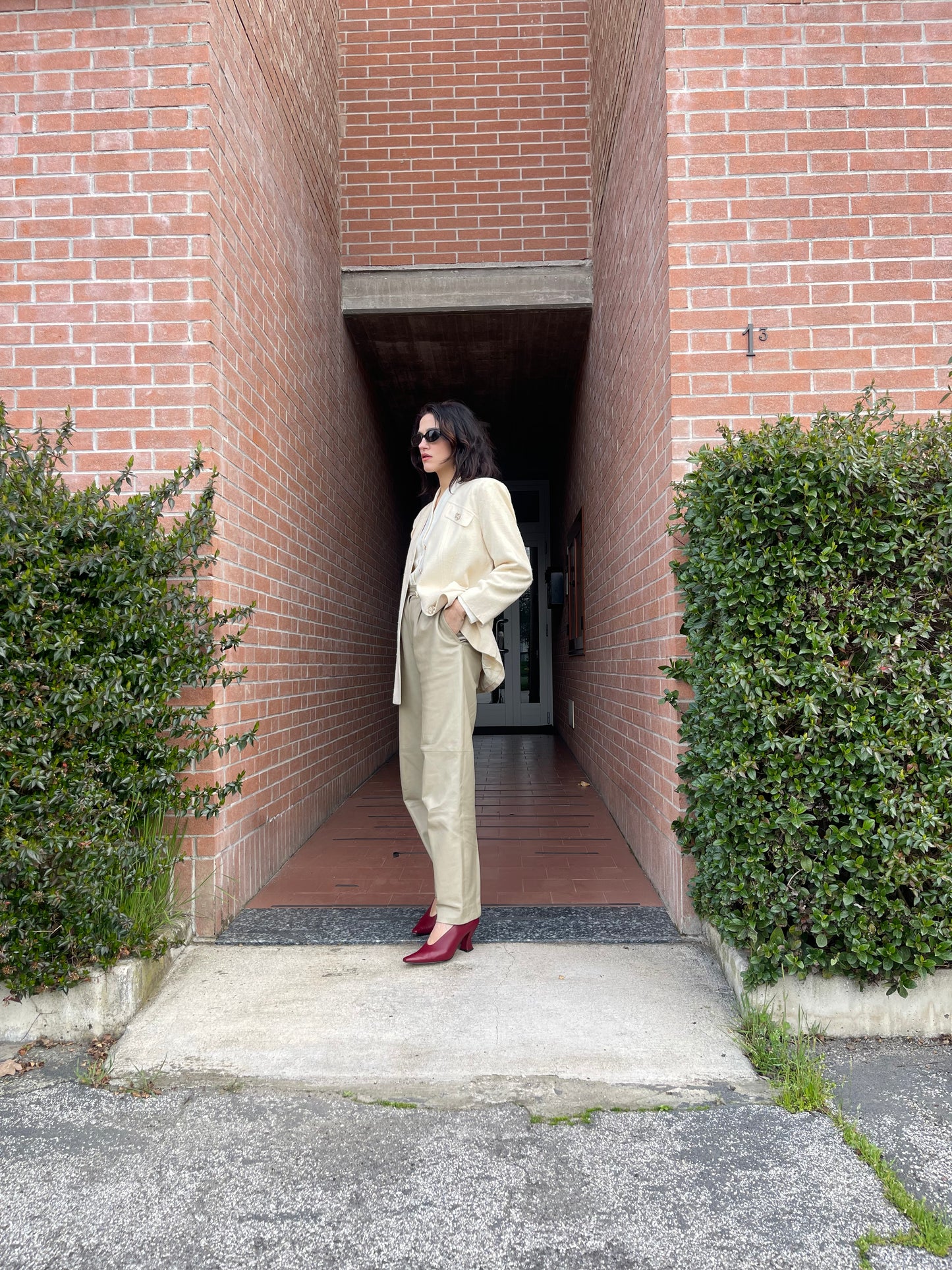 Silk blazer