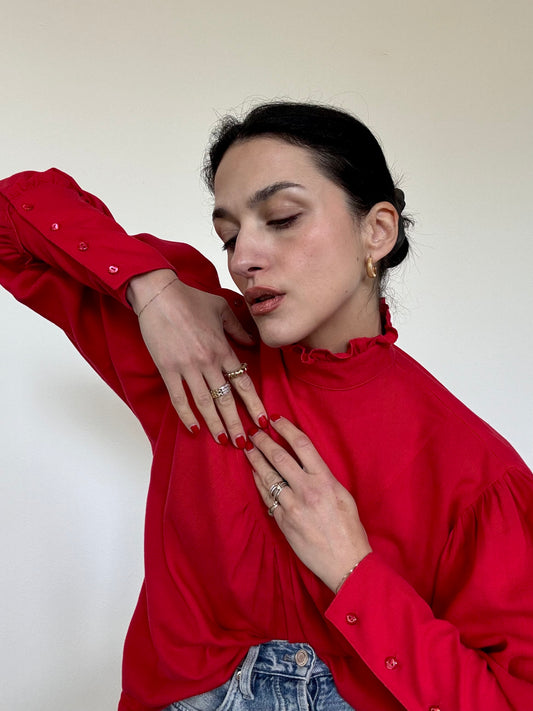 Red Bella Blouse