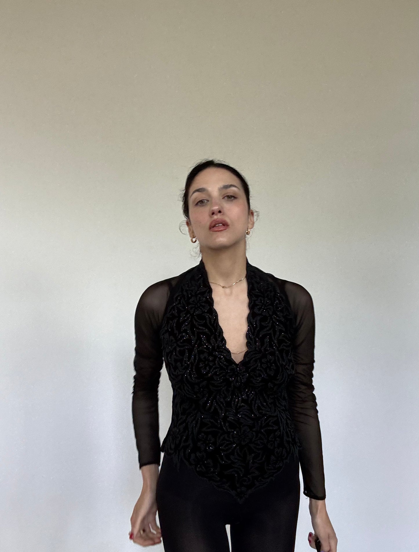La notte-sparkling top