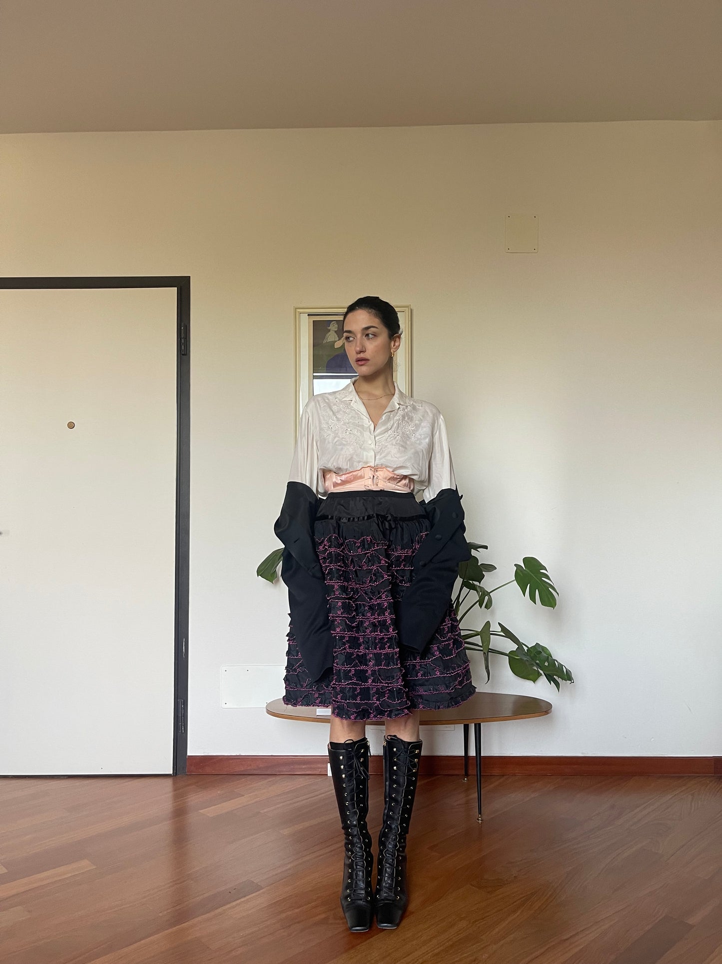 The doll skirt - fuxia