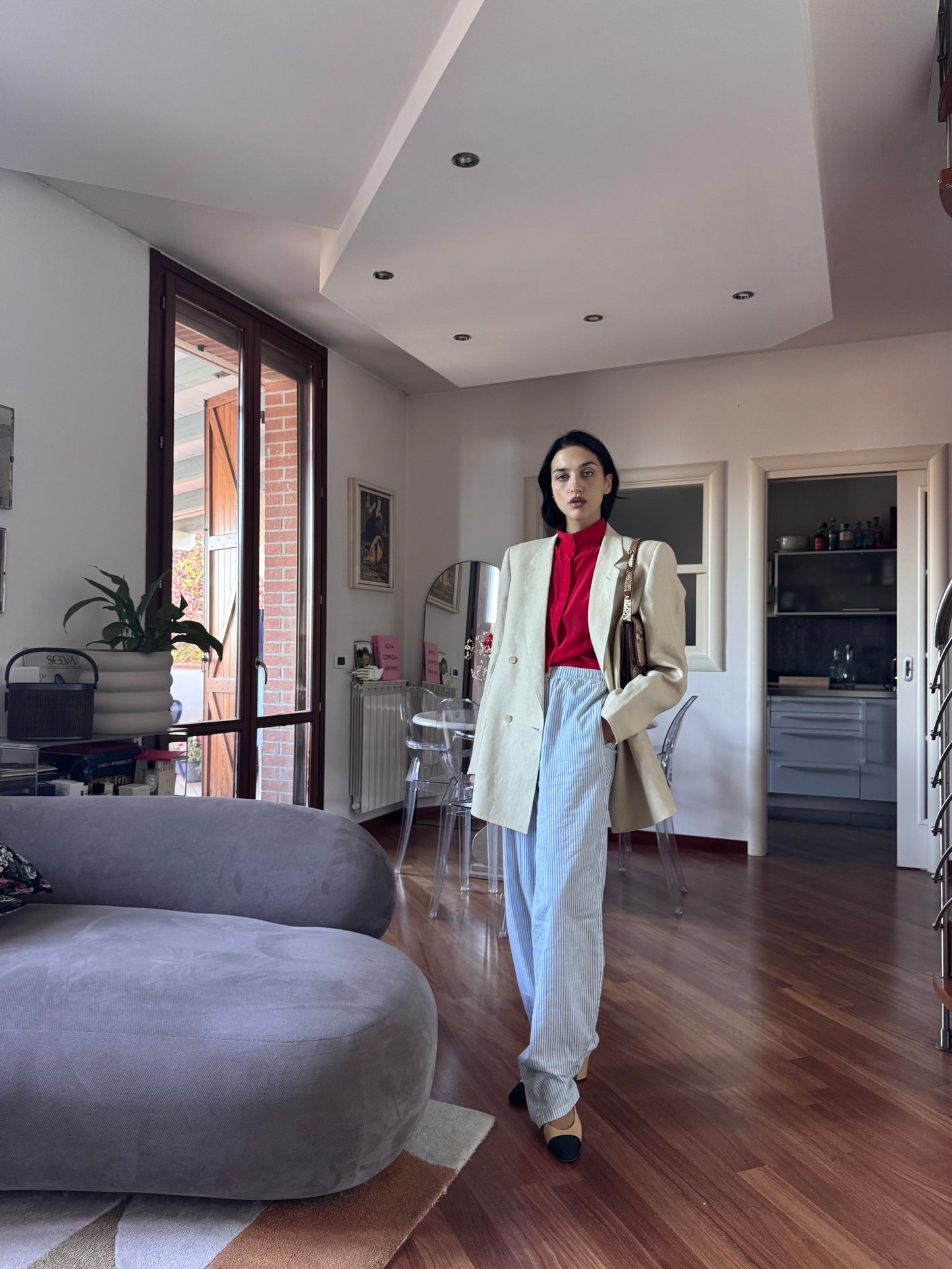 The perfect linen blazer