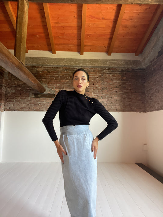 Non ti scordar di me denim skirt