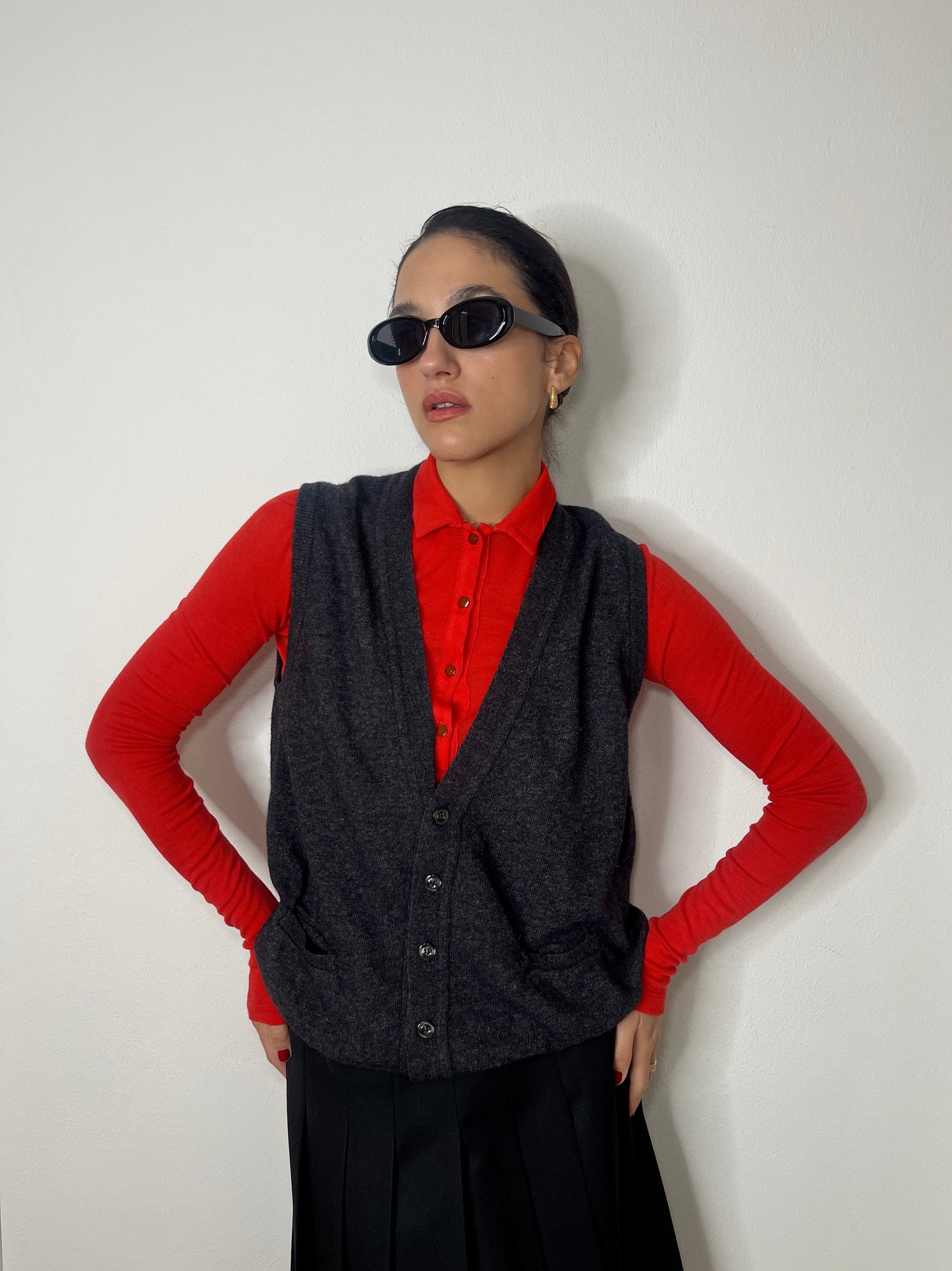 The man wool vest