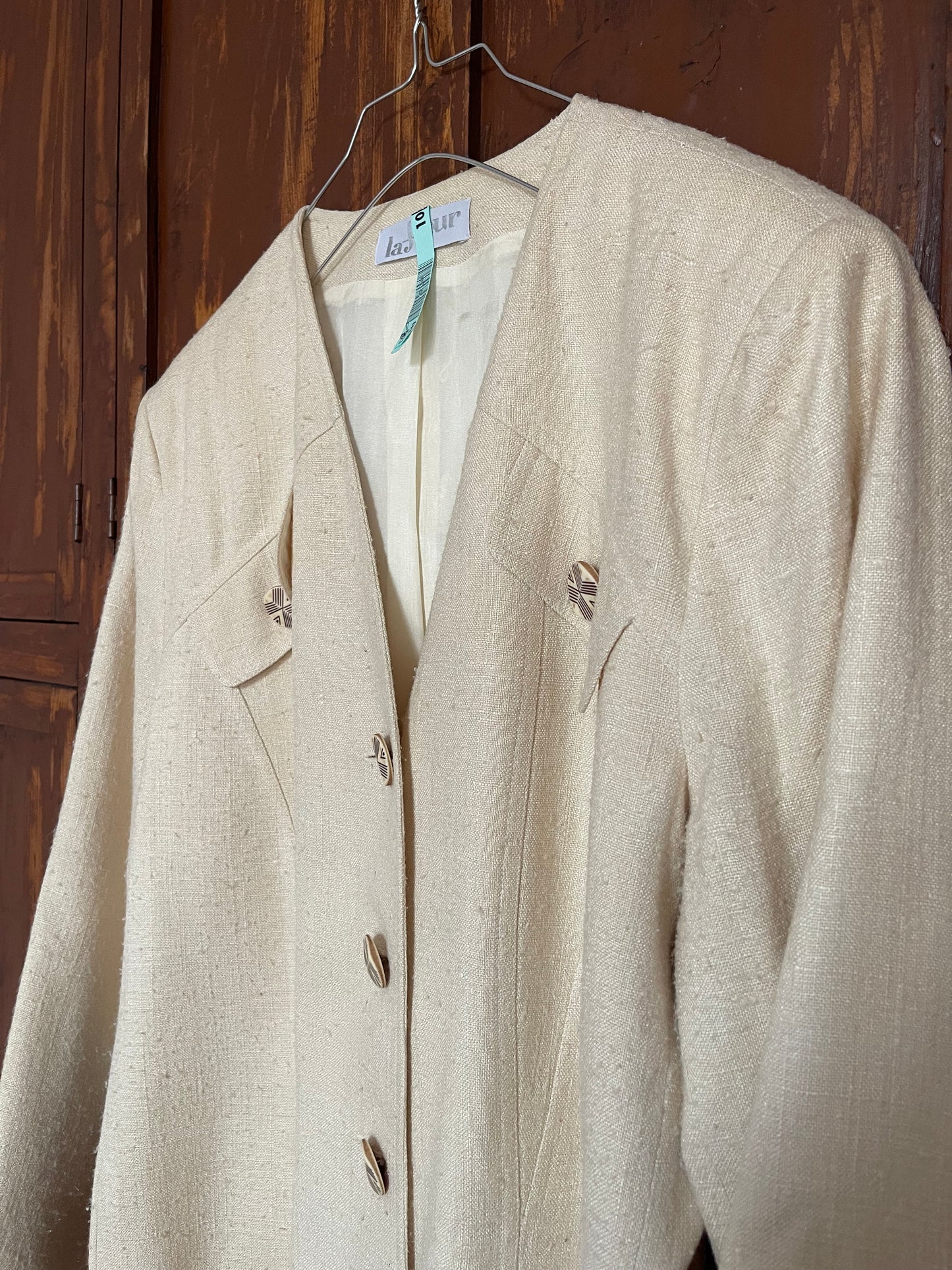 Silk blazer