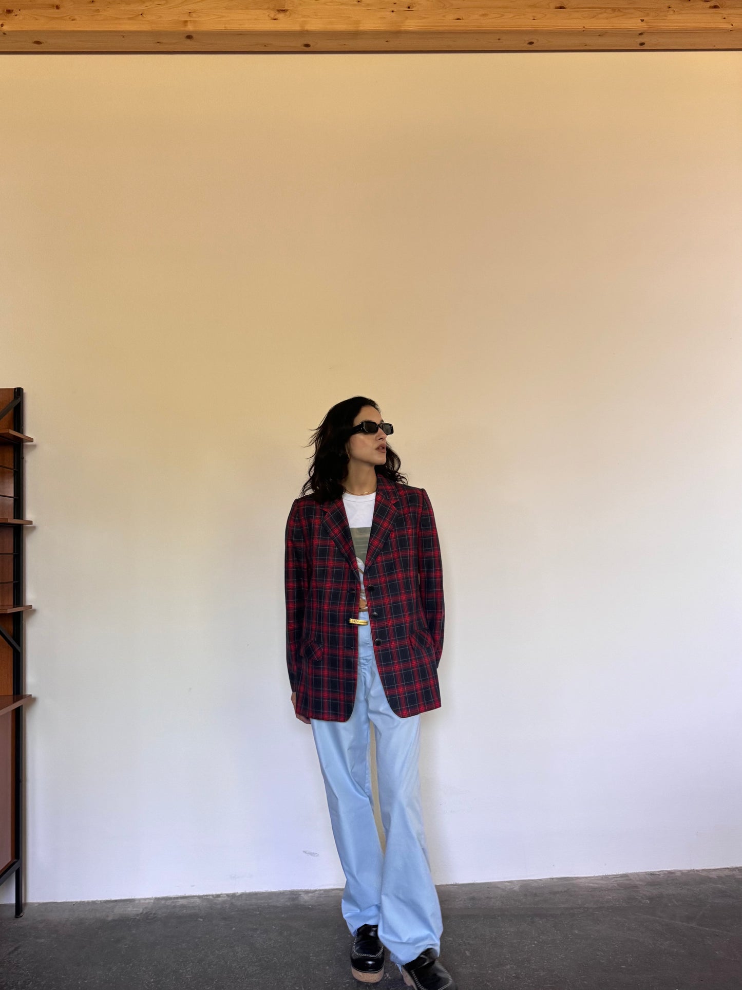 Check Summer blazer
