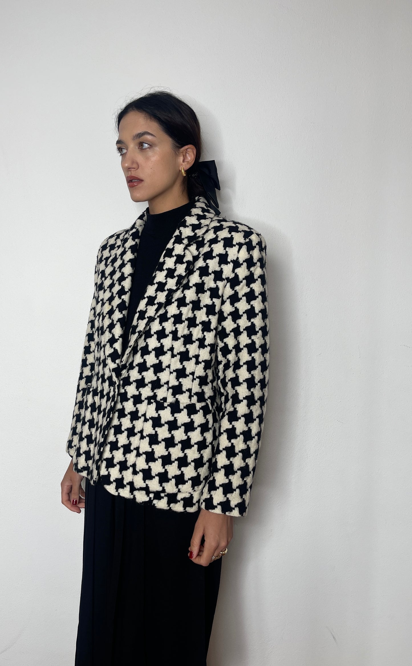 Pied de poule DKNY blazer