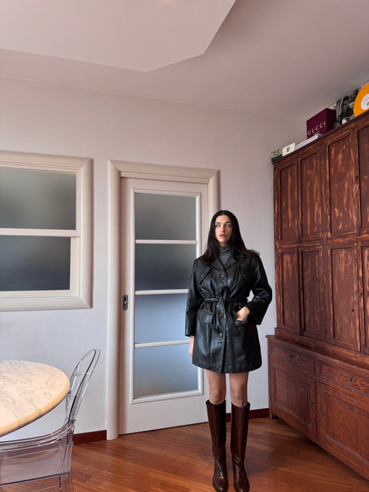 Monica leather jacket