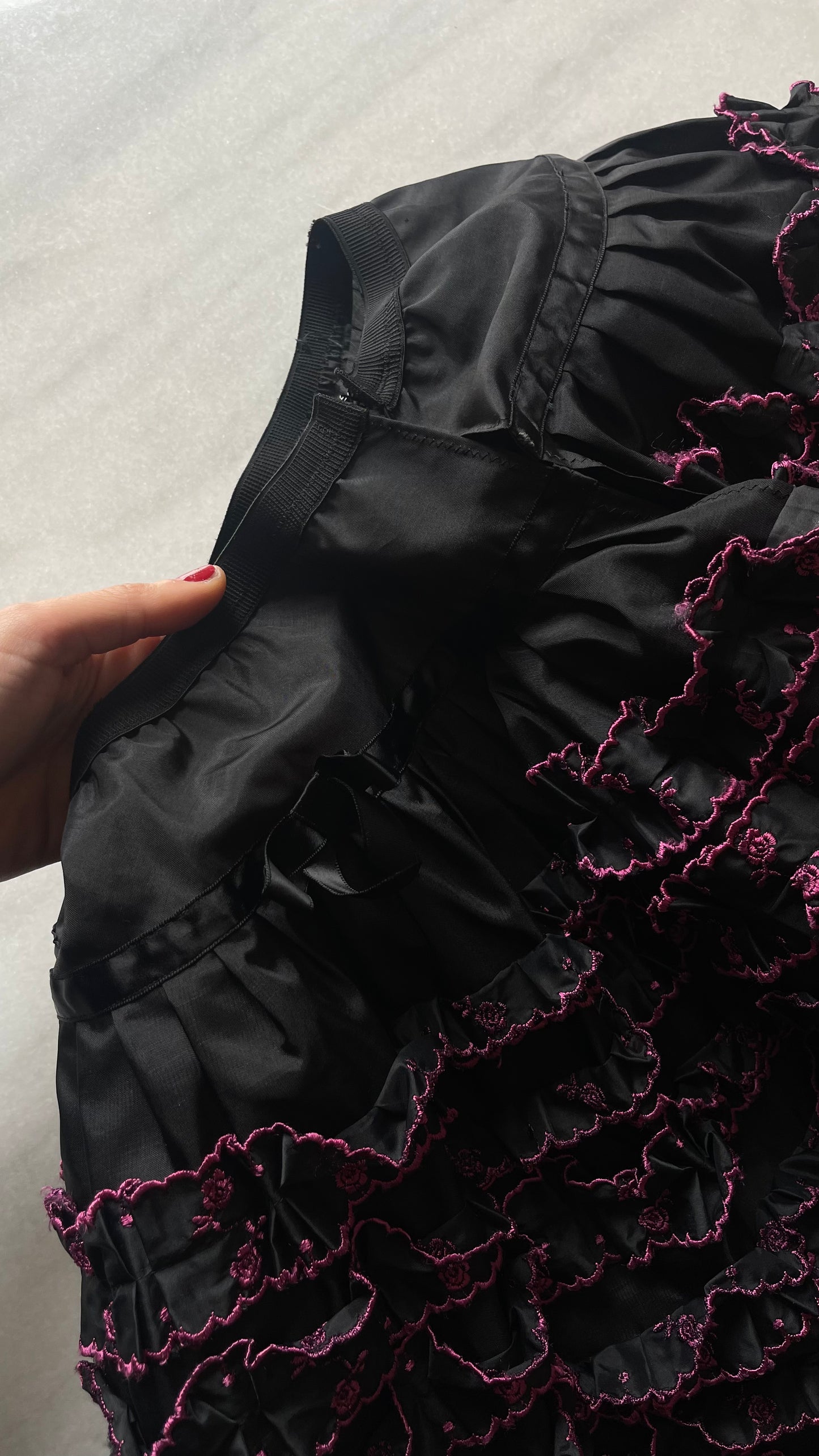 The doll skirt - fuxia