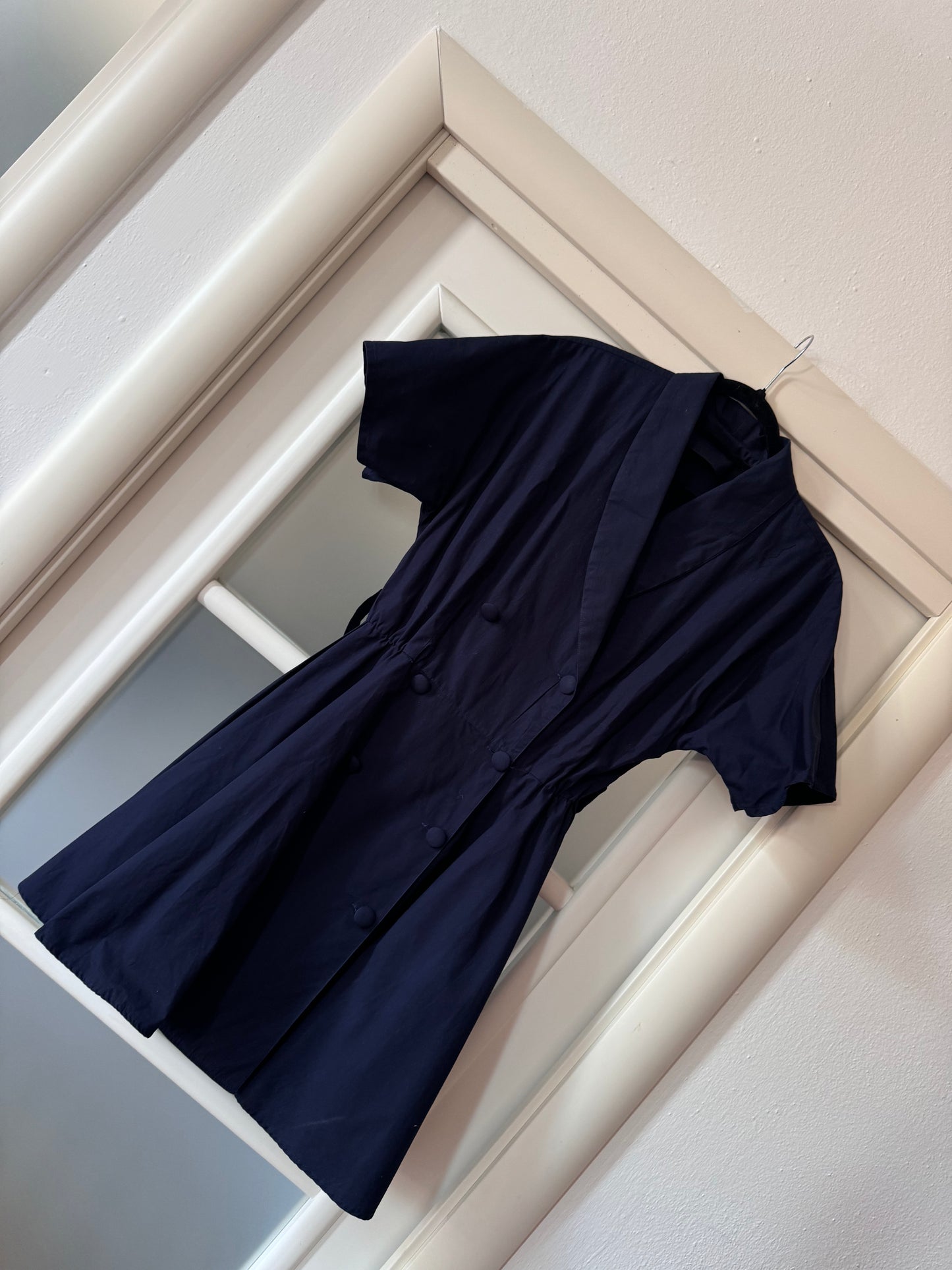 Pretty dark blue mini dress