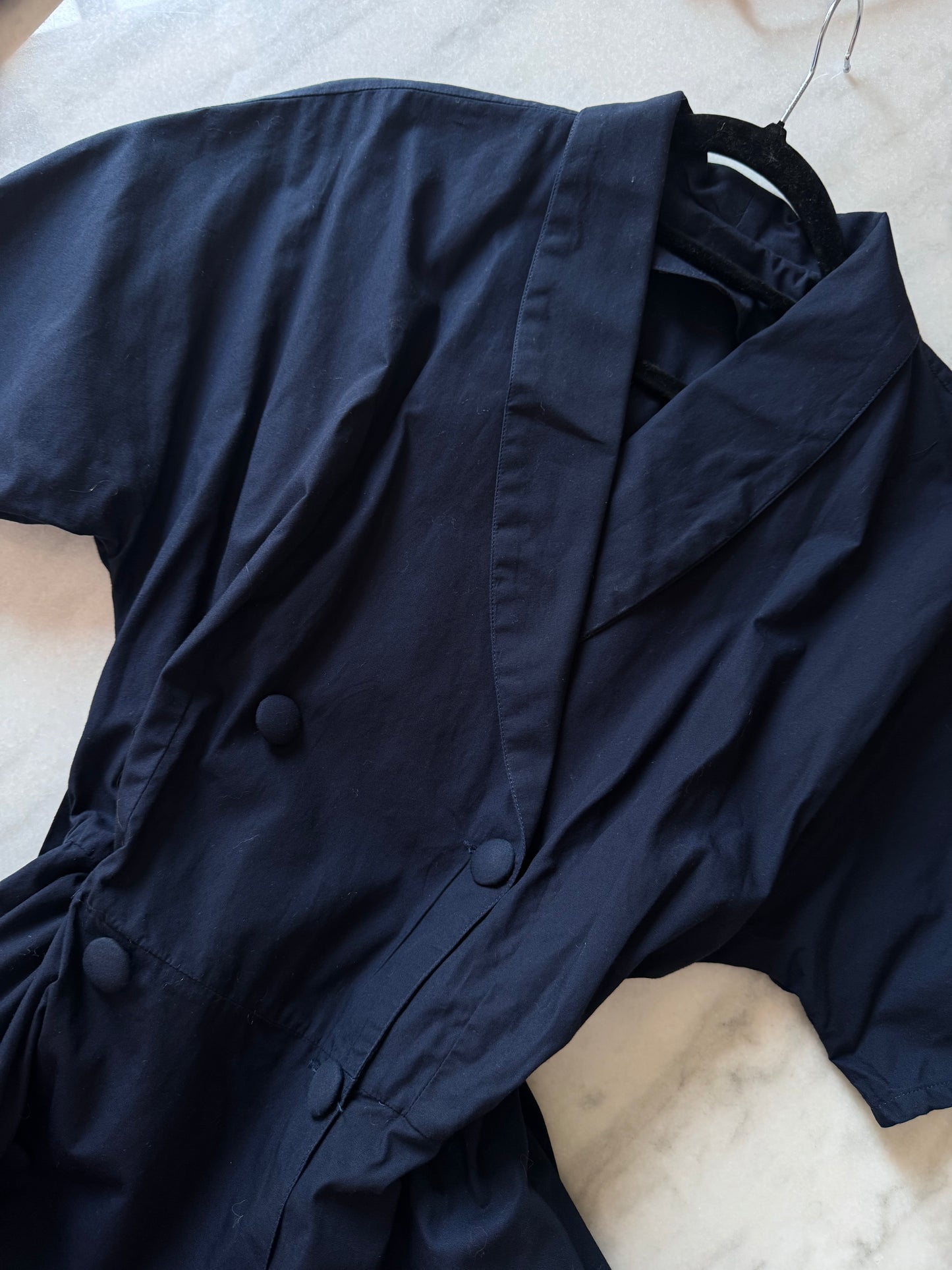 Pretty dark blue mini dress