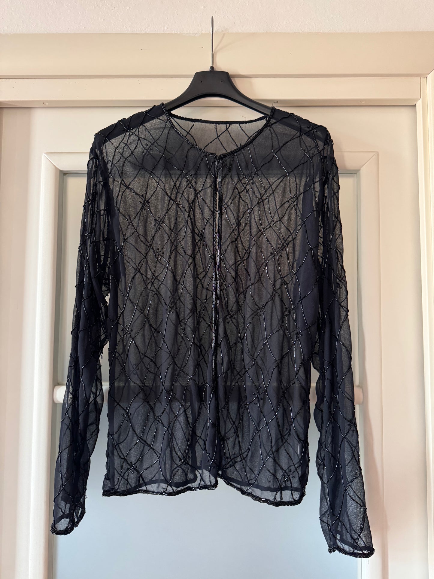 Mesh sparkling blouse -perfetta imperfetta