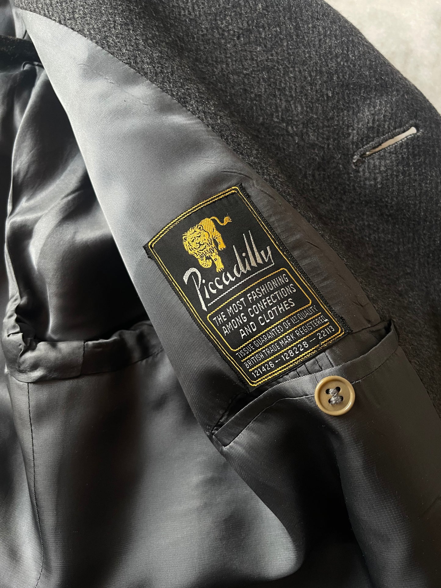 Dark grey wool coat