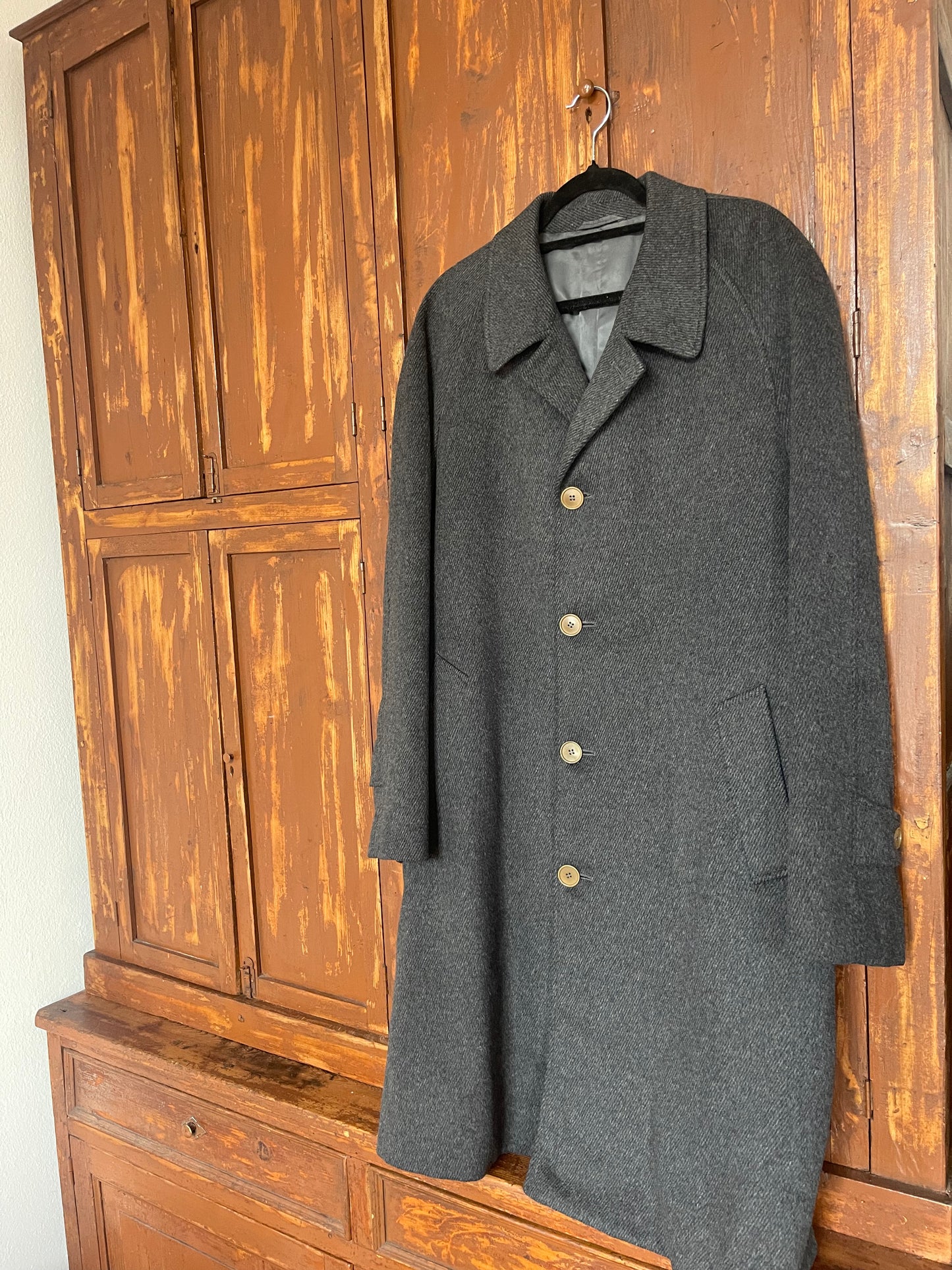 Dark grey wool coat