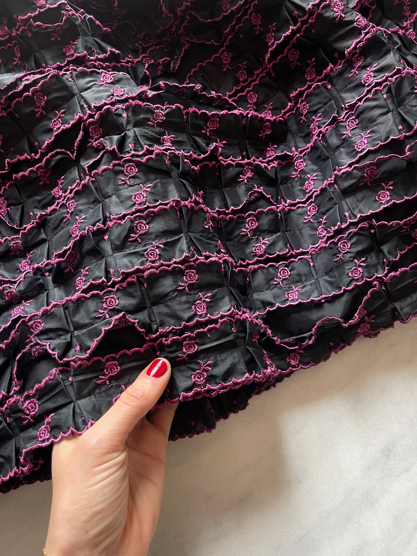 The doll skirt - fuxia