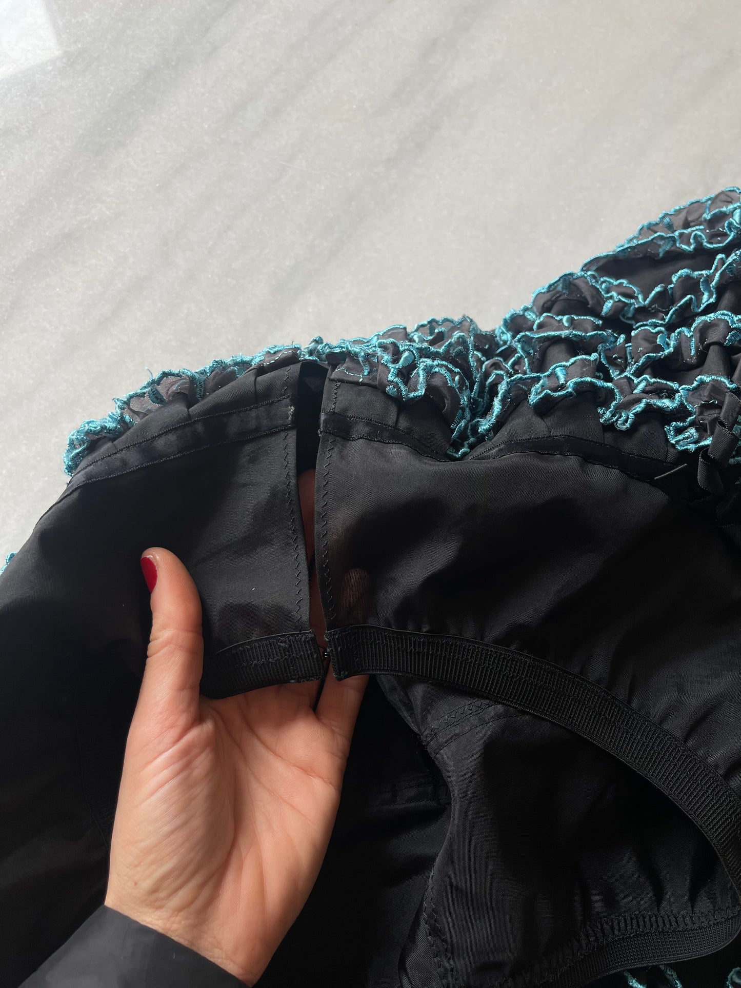 The doll skirt-light blue