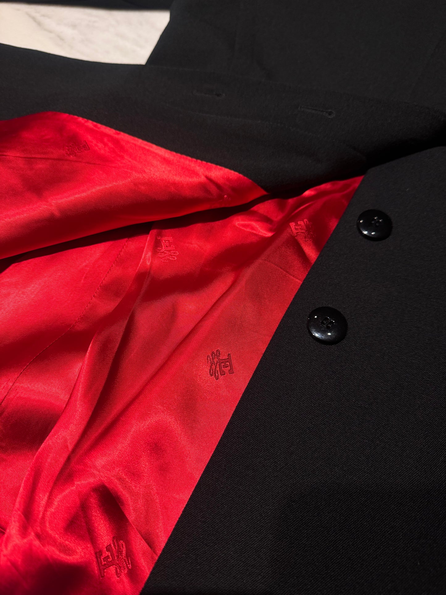 Precious red & Black blazer