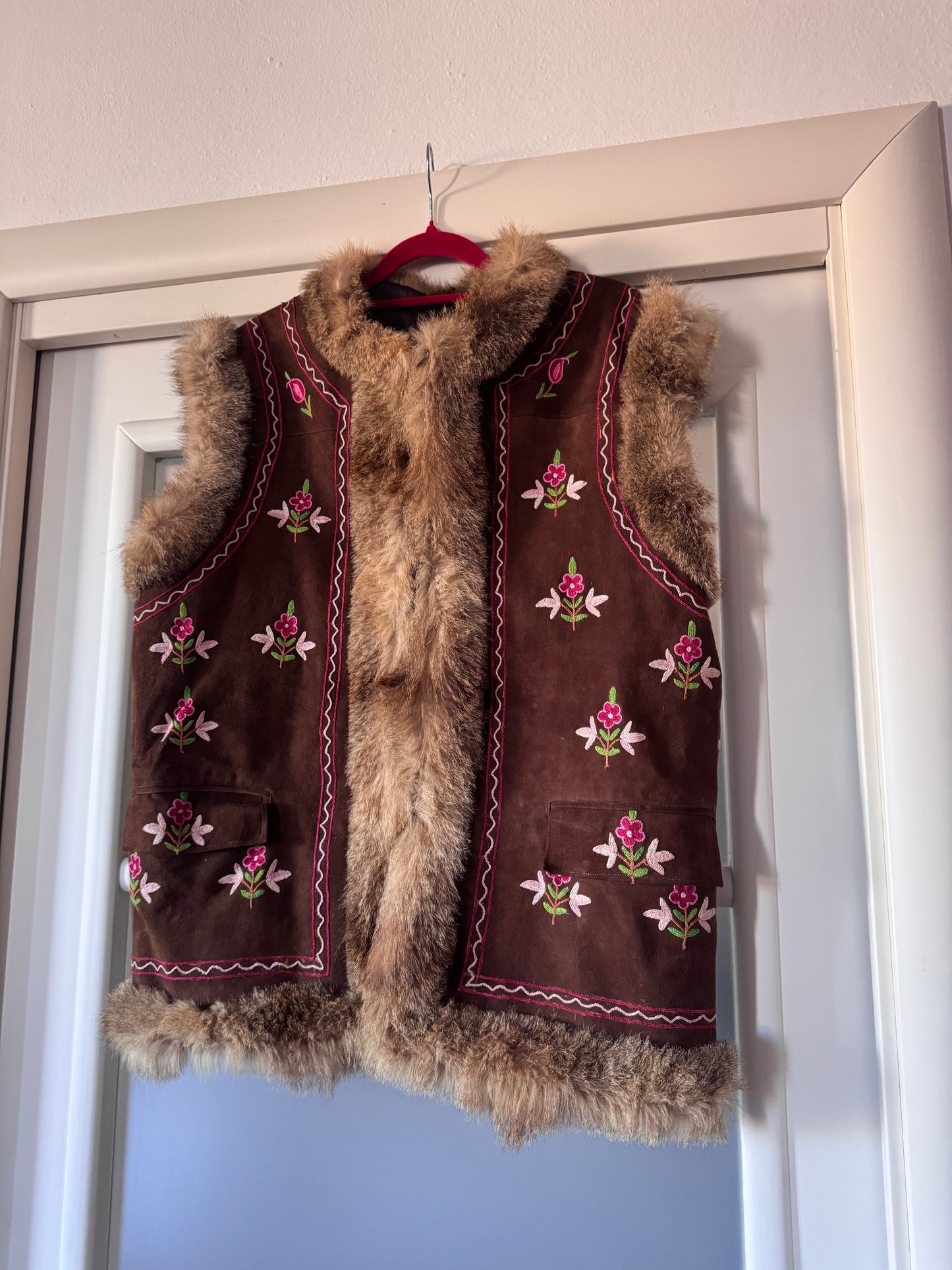 Fun shearling vest