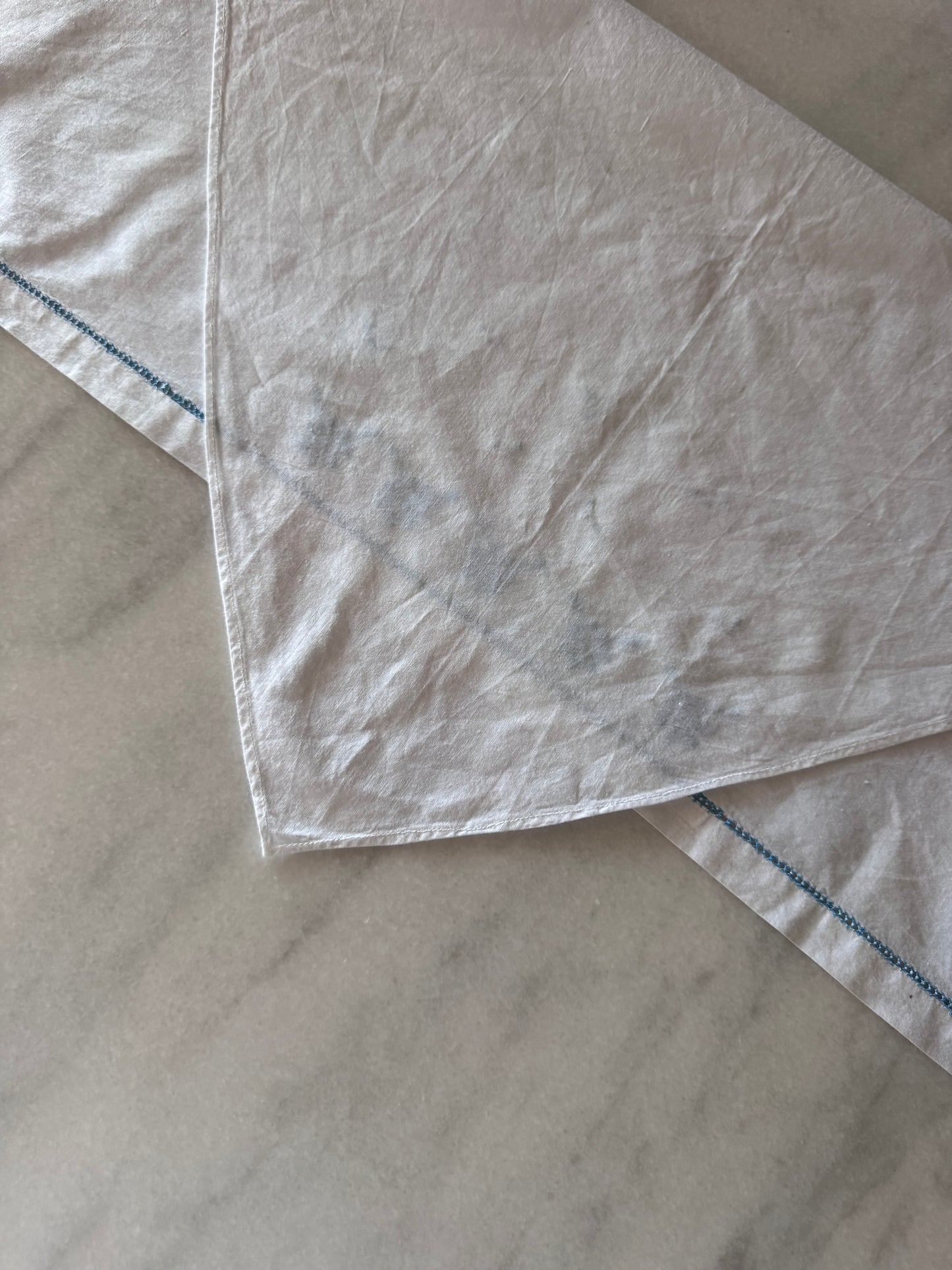 Cotton embroidered scarf