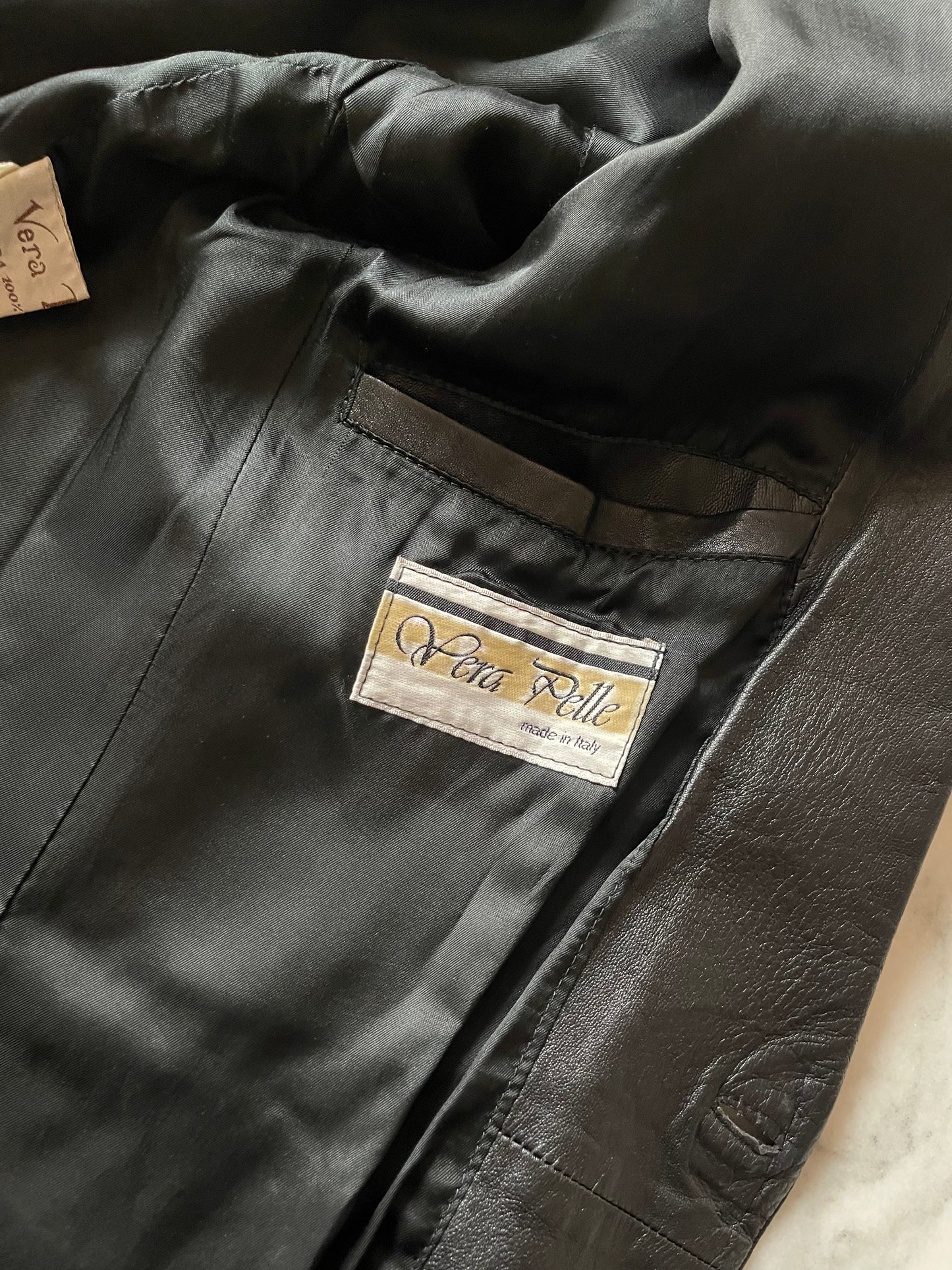 Necessario leather blazer