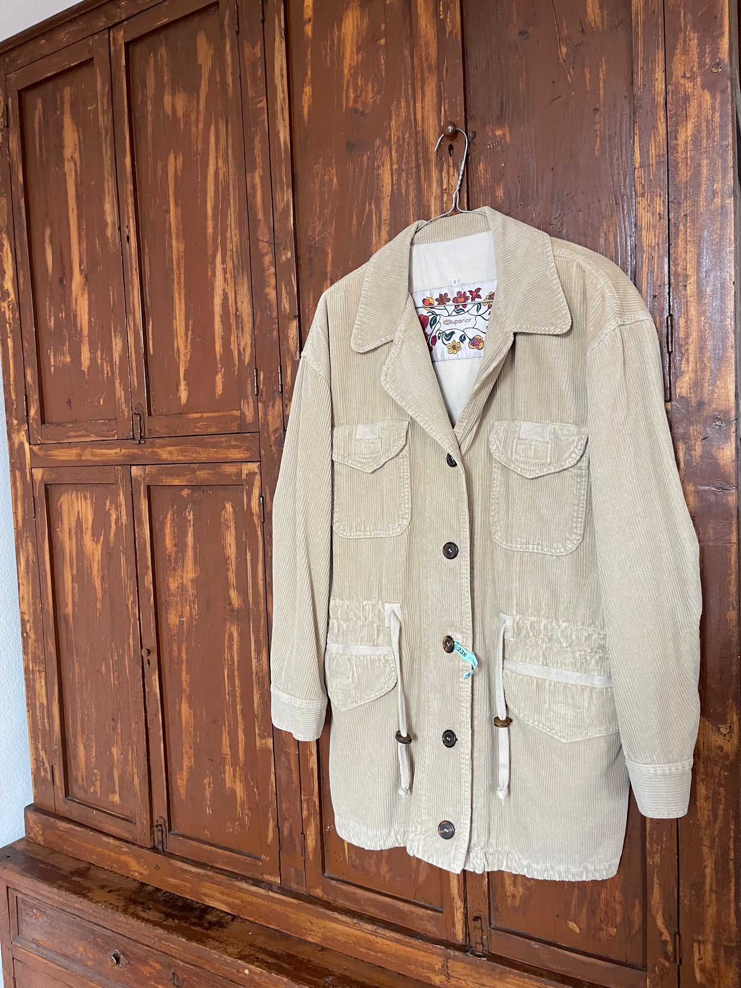 Velvet sand jacket